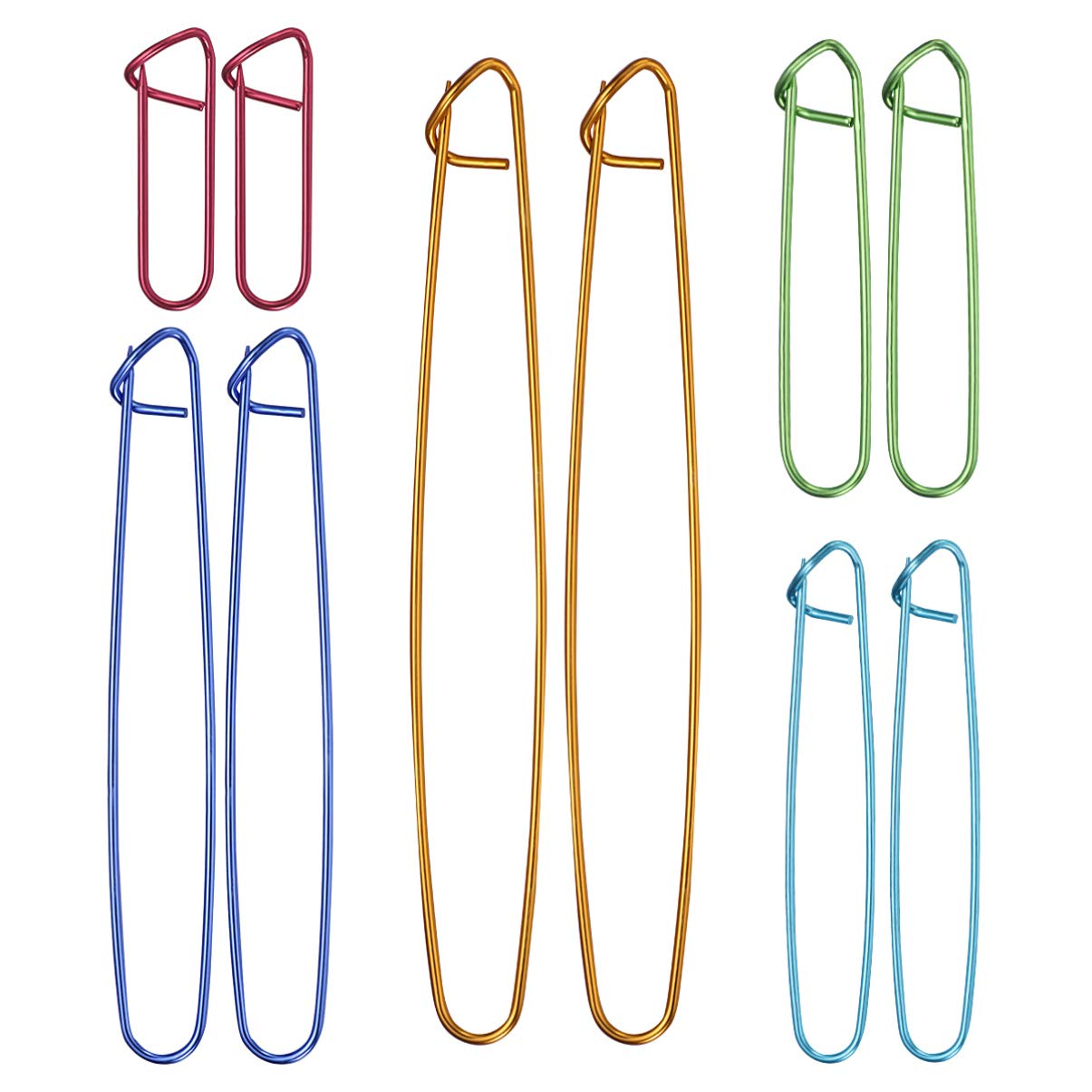10pcs Knitting Pattern Holder & Stitch Markers - Crochet Notions & Yarn Supplies for Women - Perfect for Knitting Loom, Crochet Projects & DIY Crafting
