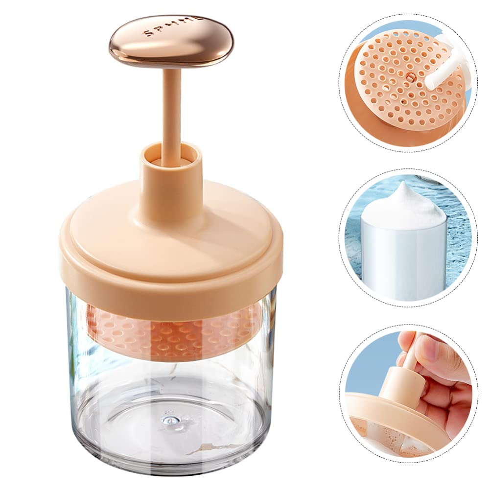 TOPBATHY Facial Foam Maker - Rich Creamy Foam Generator for Deep Cleansing & Skincare, Pink Bubble Maker for Gentle Face Wash - Perfect for Daily Skincare Routine & Spa-Like Experience at Home