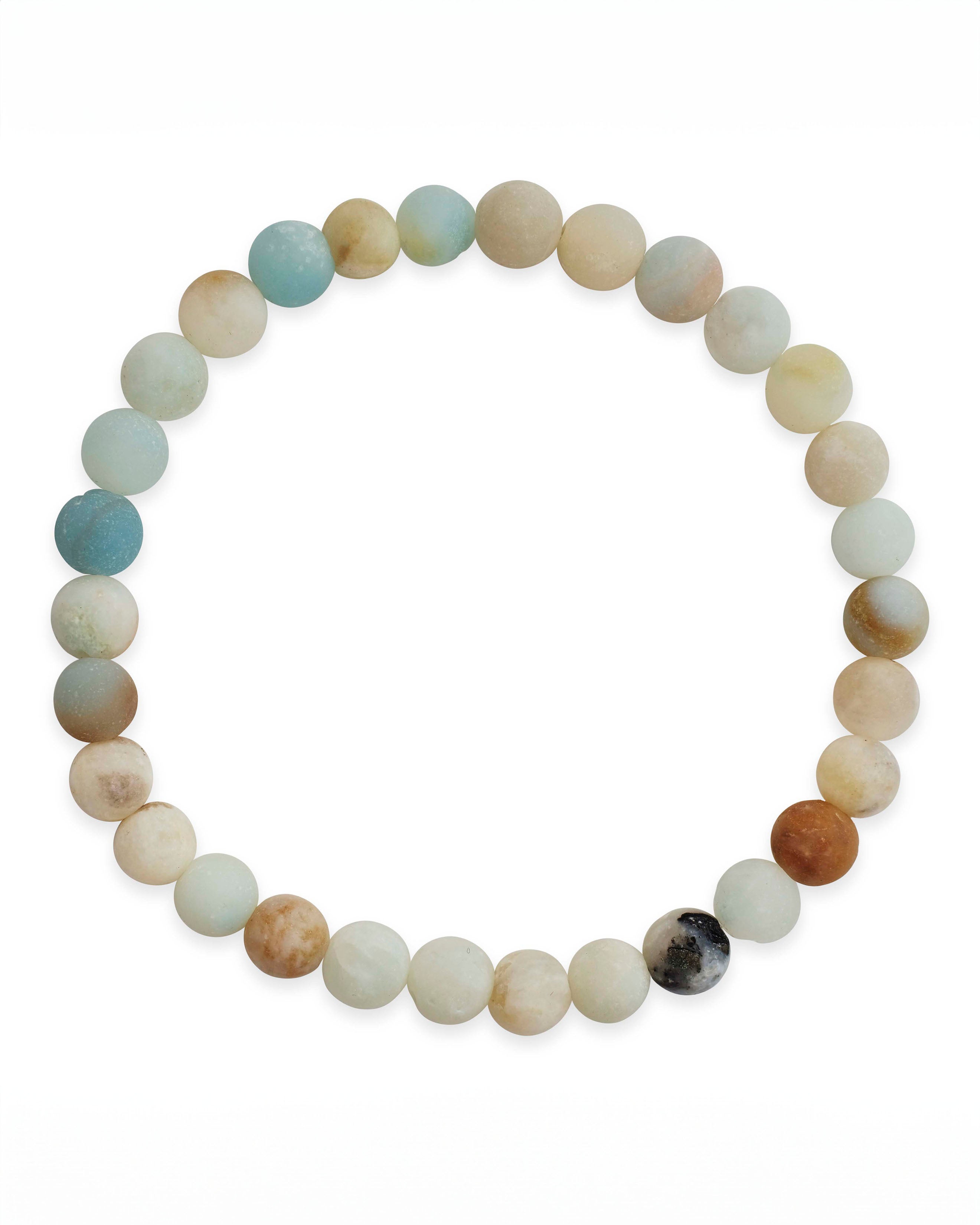 Amazonite Quartz Stretch Bracelet for Women - Healing Crystal Beaded Elastic Wristband - Perfect for Meditation, Yoga & Spiritual Healing