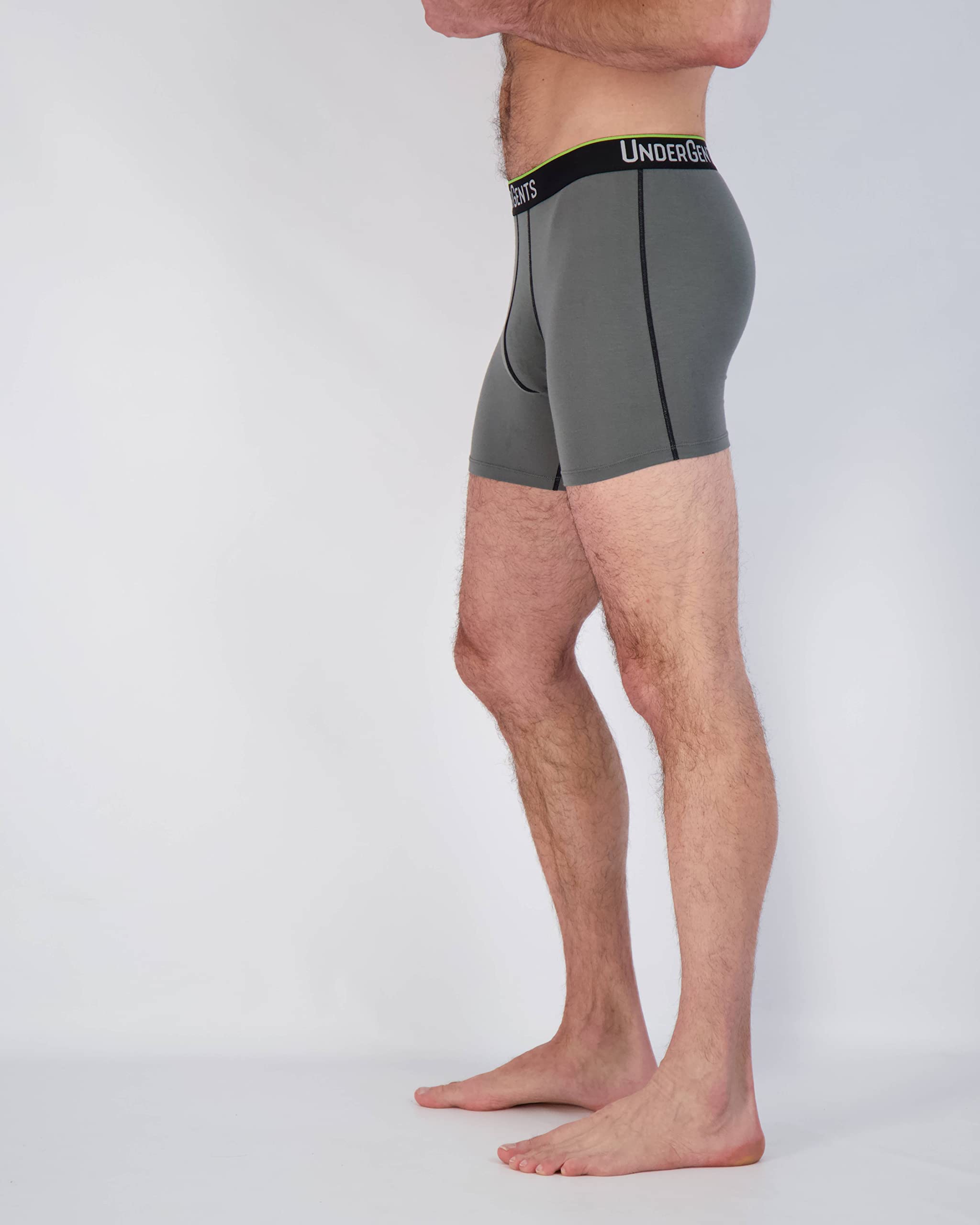 3 Pack Men's Boxer Brief Underwear - Soft, Breathable & Comfortable No Compression Underwear for Everyday Wear, Workout & Travel