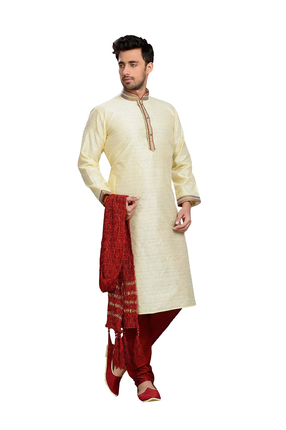 Men's Designer Kurta Pajama Set - Indian Traditional Ethnic Wear for Weddings, Festivals & Parties | Comfortable Cotton Outfit for Special Occasions