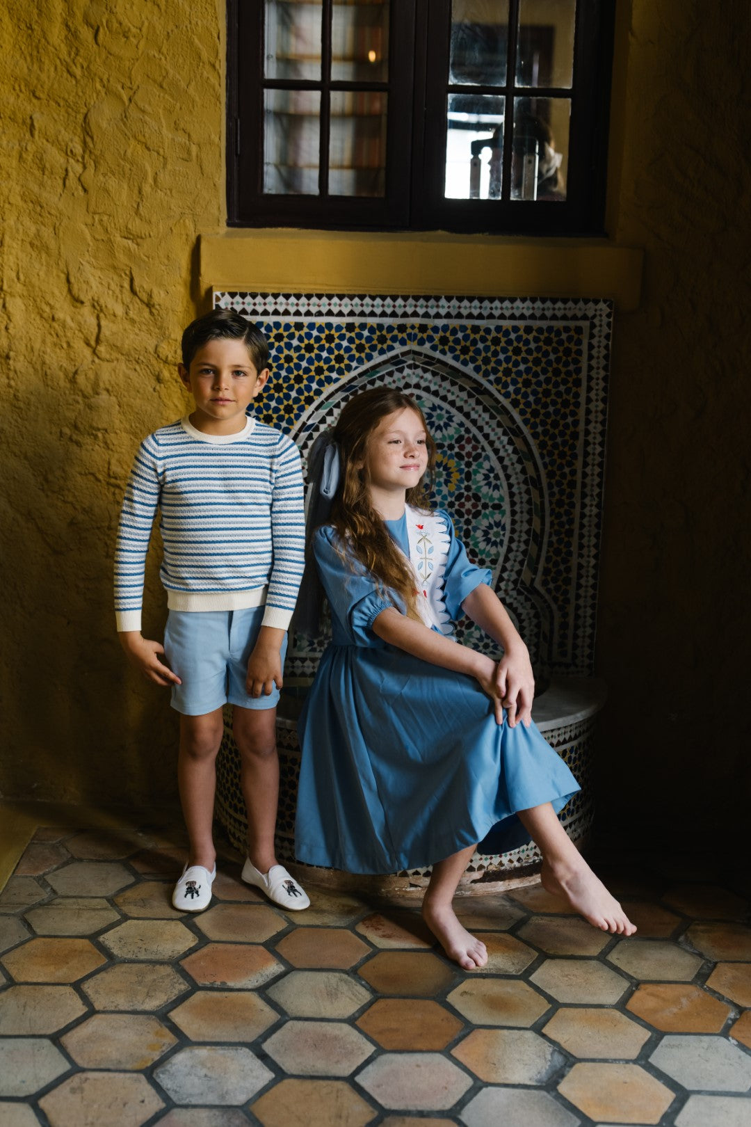 Sweet Threads Donna Dress Blue - Flowy Summer Dress for Women, Casual & Elegant, Perfect for Beach, Party & Everyday Wear
