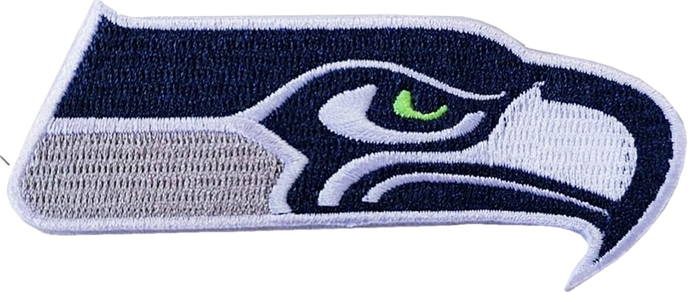 Seattle Rugby Team Logo Embroidered Patch - Iron On & Sew On for Jerseys, Hats, Bags - Perfect for American Football Fans & DIY Customization