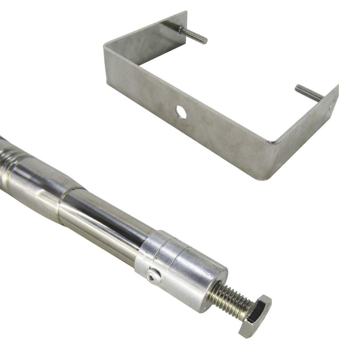 Stainless Steel Telescopic Water Sampler with 1000ml Pendulum Beaker - Adjustable 0.87m to 2.1m Sampling Rod for Environmental Testing, Lake Water Collection & Laboratory Analysis