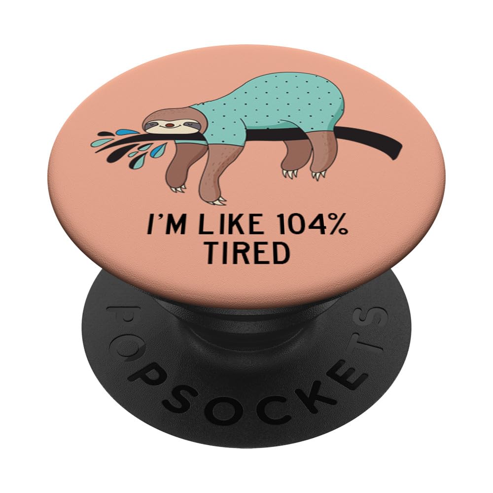 Adorable Sleepy Sloth PopSocket - Cute Gift for Her - Perfect for Phones & Tablets