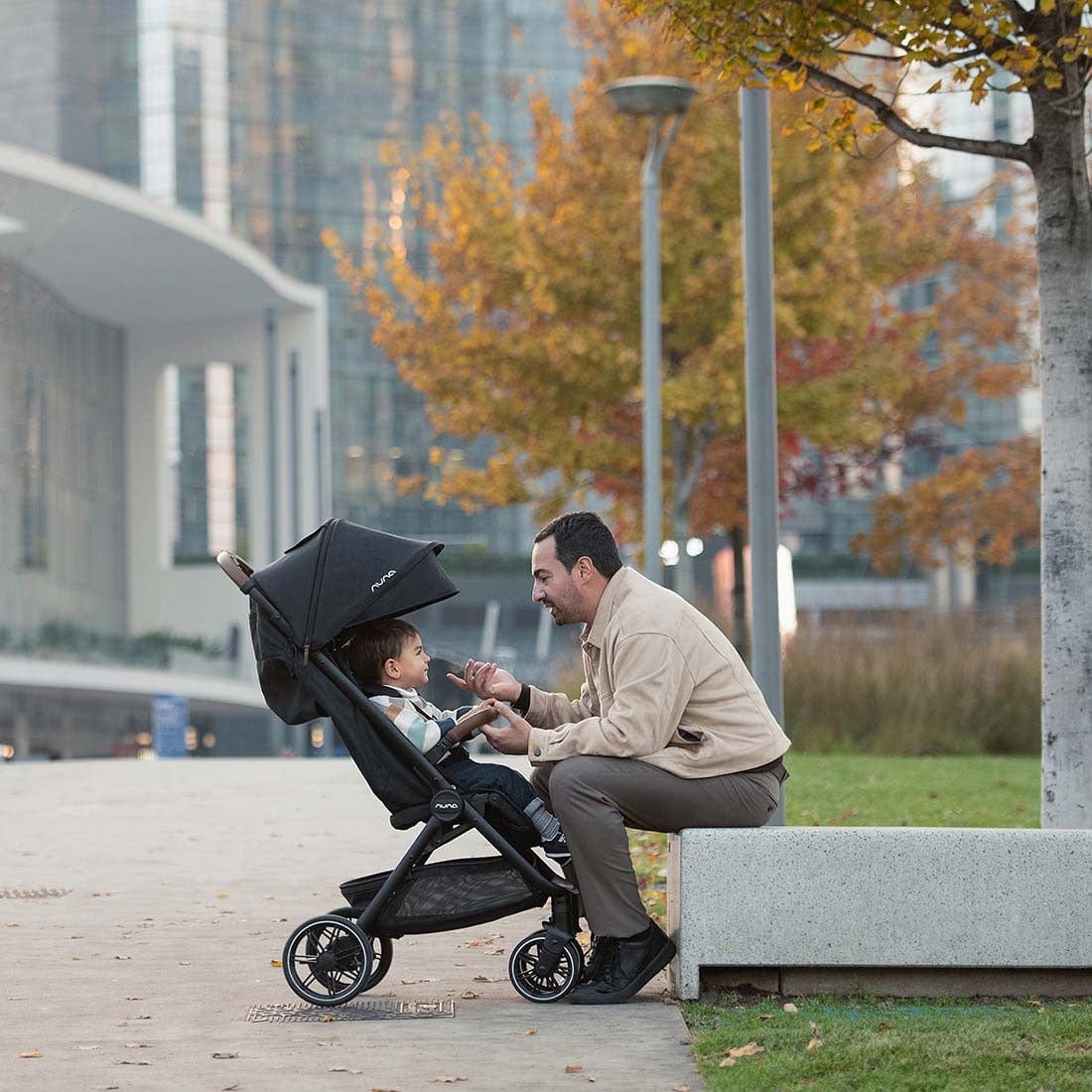 Nuna TRVL LX Lightweight Compact Travel Stroller - Easy Fold, Smooth Ride for Babies & Toddlers - Perfect for Air Travel, City Walks & Everyday Use