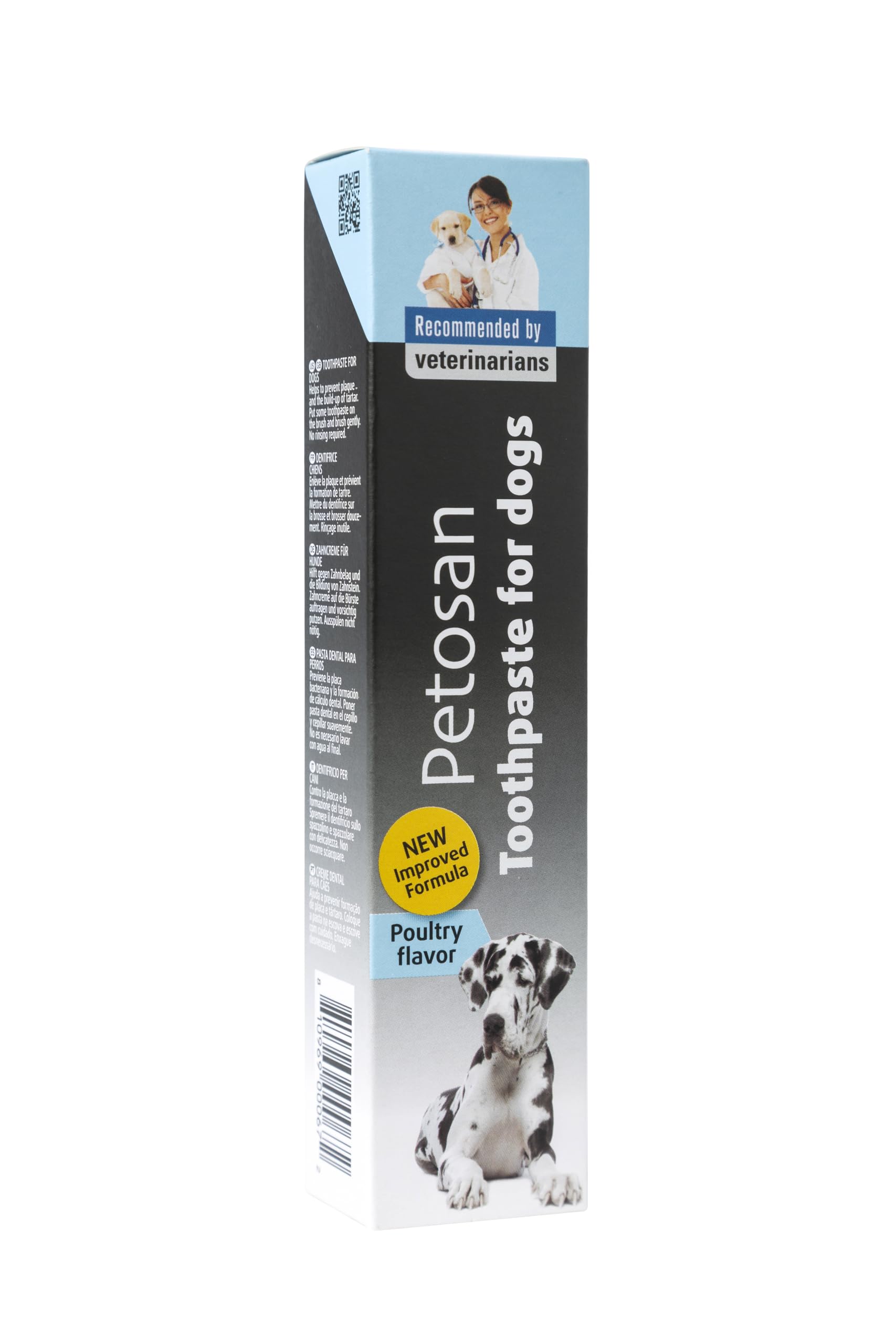 Petosan Chicken Flavor Dog Toothpaste - 70g | Natural Dental Care for Dogs | Freshens Breath & Prevents Plaque | Ideal for Daily Oral Hygiene at Home