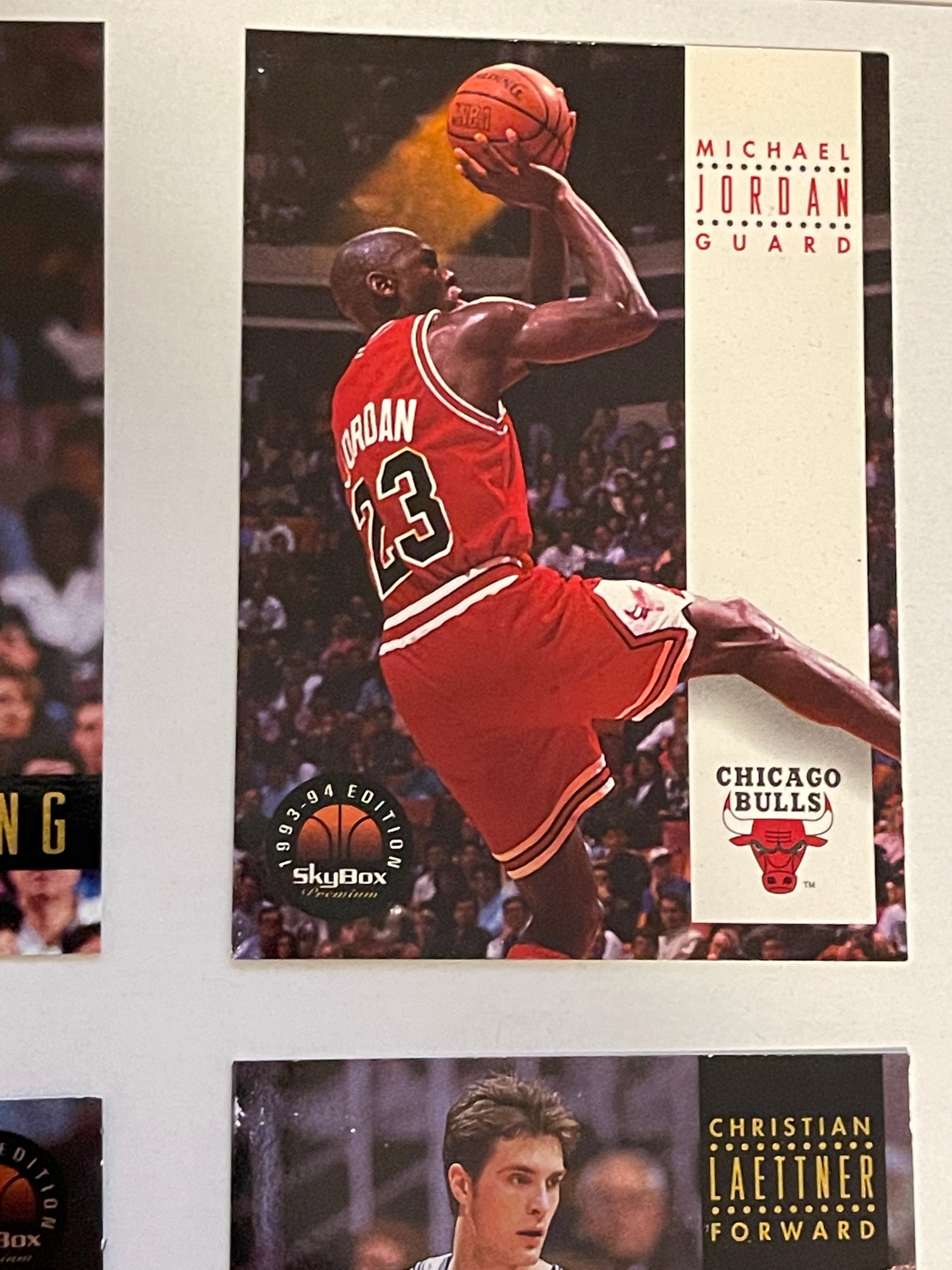 1993 Michael Jordan & Shaquille O'Neal Skybox Premium Basketball Trading Cards Set - Collectible NBA Memorabilia for Sports Fans & Card Investors (Perfect for Display, Gifting, and Investment)