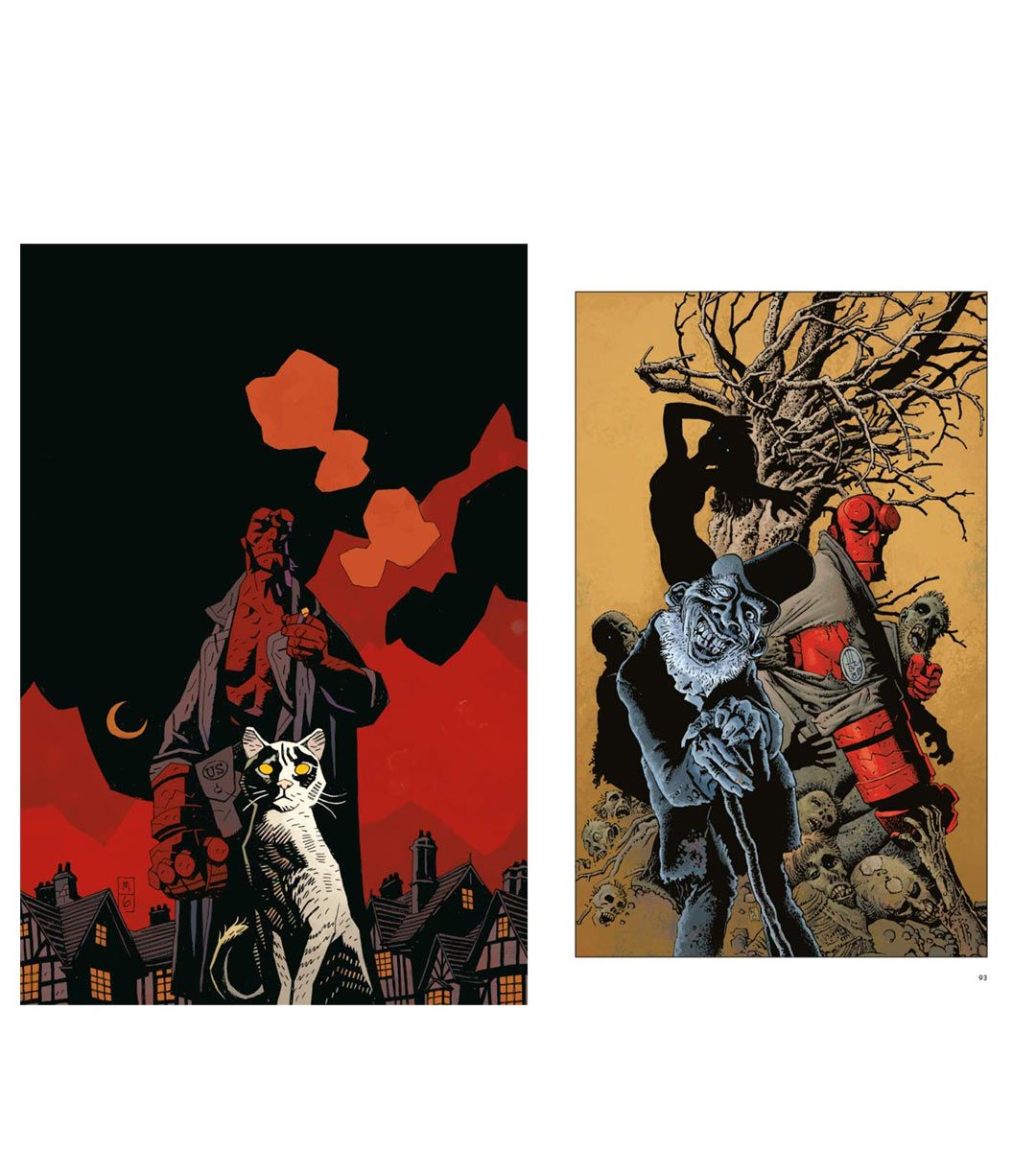 Hellboy: 25 Years of Covers Art Book - Collectible Comic Art Collection for Fans & Collectors - Perfect for Home Decor, Gifts, and Comic Book Displays