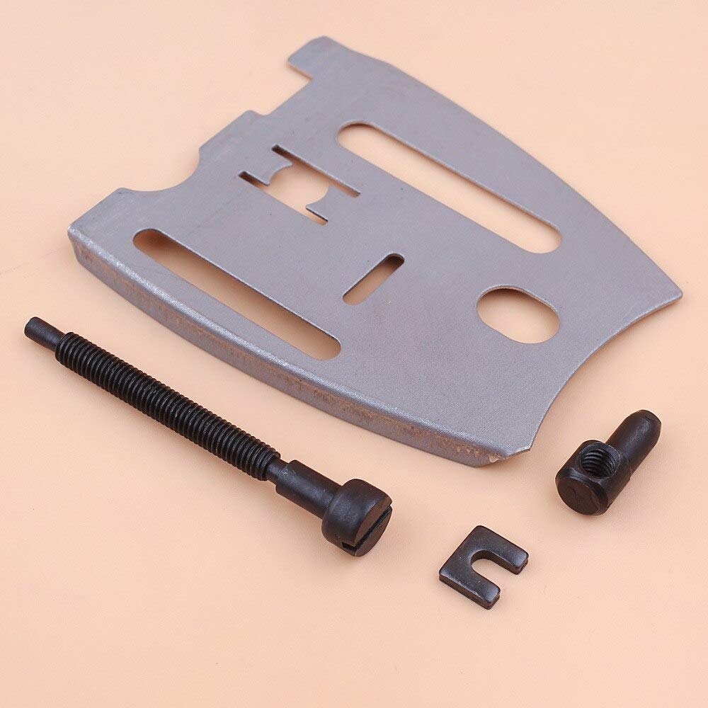 JONSERED 625 630 670 2077 2083 Chainsaw Guide Bar Plate Chain Tensioner Adjuster Screw Kit - Replacement Part for Smooth Cutting Performance | Perfect for Wood Cutting, Tree Trimming & Forestry Work