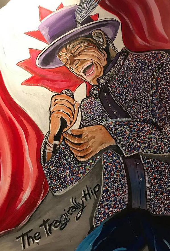 GORD (TRAGICALLY HIP) PRINT - Vintage Band Poster - Classic Rock Wall Art Decor for Music Lovers, Perfect for Bedroom, Living Room & Man Cave