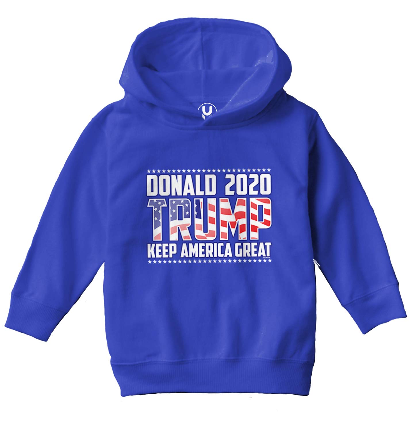 Donald Trump 2020 Keep America Great Fleece Hoodie for Toddlers & Kids - Patriotic Gift for Political Supporters & Campaign Events