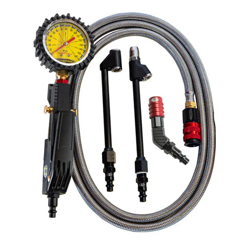 Power Tank Big Kahuna Safety Series 60 PSI Liquid Analog Ventoso Tire Inflator - Heavy Duty Air Compressor for Trucks, SUVs & Off-Road Vehicles - Perfect for Emergency Roadside Assistance & Off-Grid Adventures