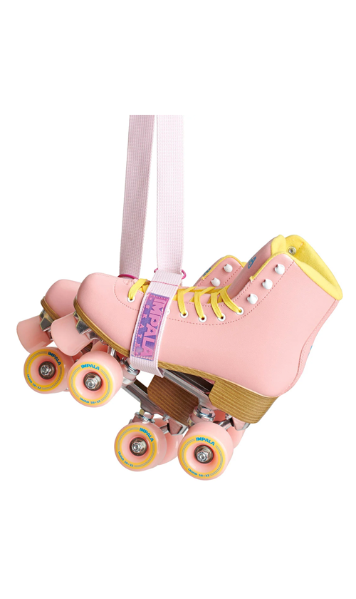 Impala Skate Strap Pink - Adjustable Roller Skate Leash for Women & Men - Perfect for Quad Skates, Roller Skates & Inline Skating Accessories - Great for Rink, Park & Outdoor Skating