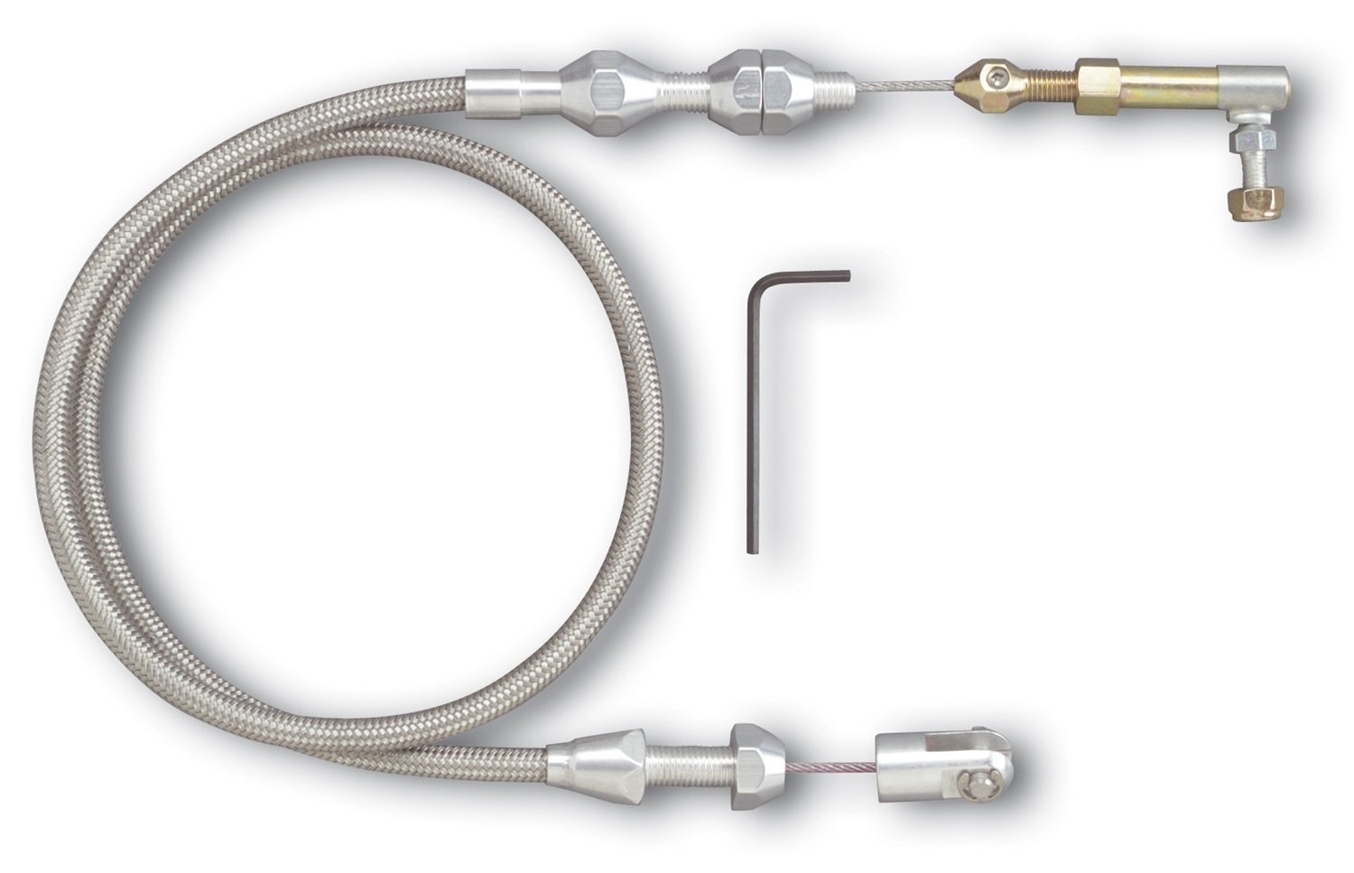 Lokar TC-1000HT 24-Inch High-Tech Throttle Cable for Hot Rods, Muscle Cars & Custom Builds - Smooth Acceleration & Precise Throttle Response