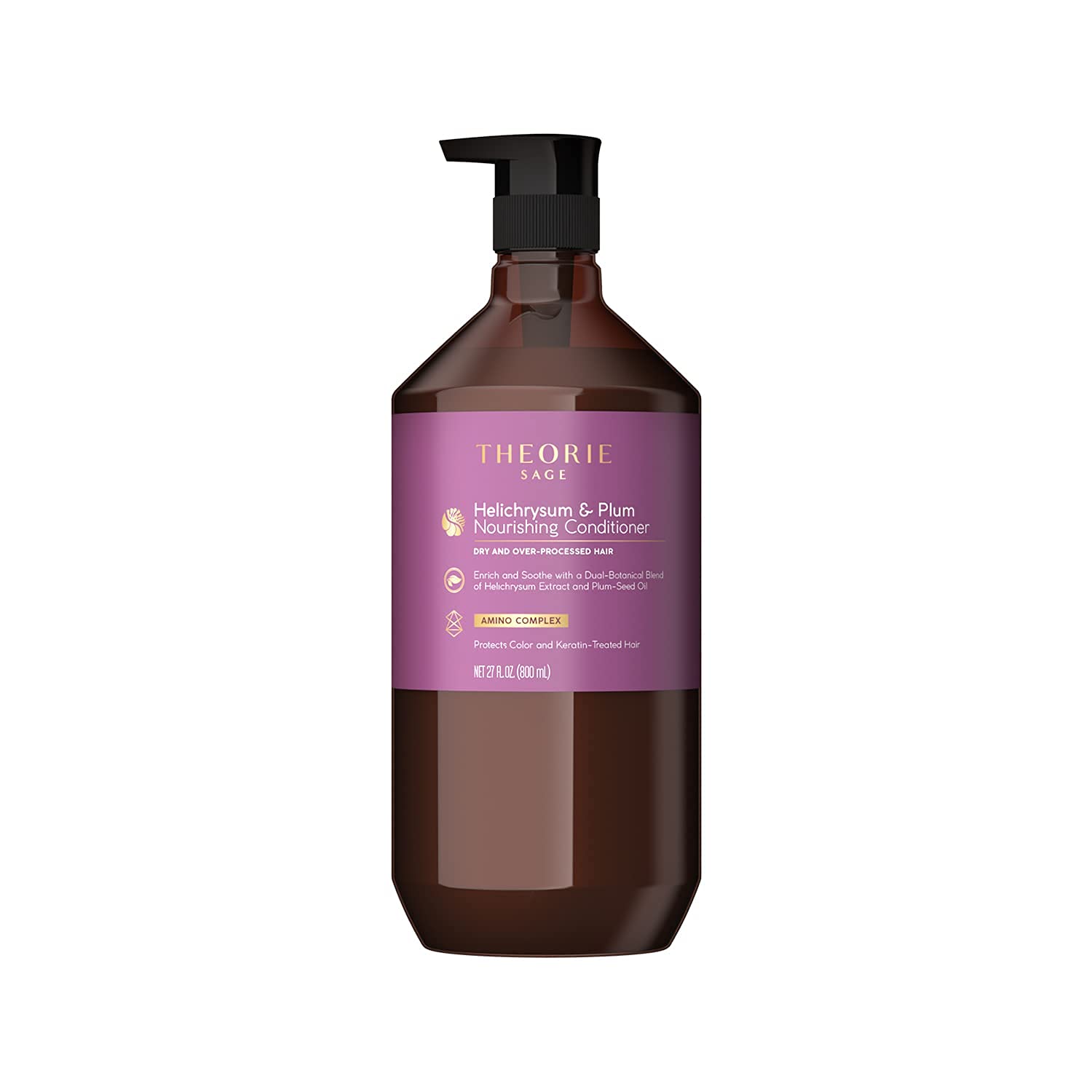 Helichrysum & Plum Nourishing Hair Conditioner for Dry & Damaged Hair - 800mL Deep Hydration & Repair - Perfect for Salon Treatments & Daily Hair Care