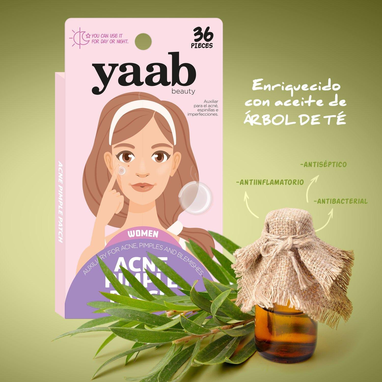 Yaab Beauty Acne Pimple Patches for Women - Clear Skin Spot Treatment for Face & Body - Perfect for Day & Night Use