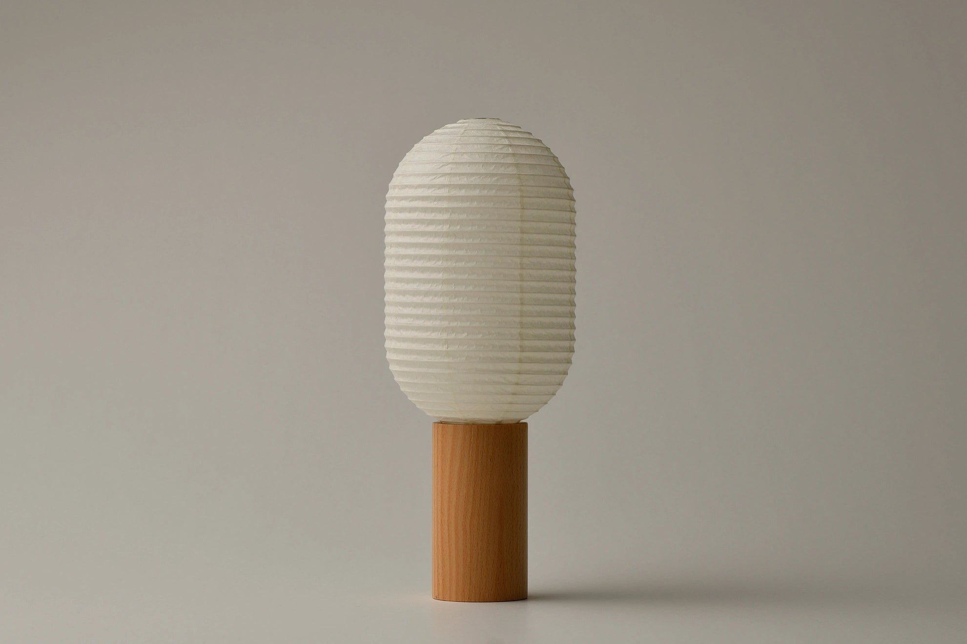 Yame Lantern Vertical - Traditional Japanese Chochin Paper Lantern for Home Decor, Zen Garden, and Tea Ceremony