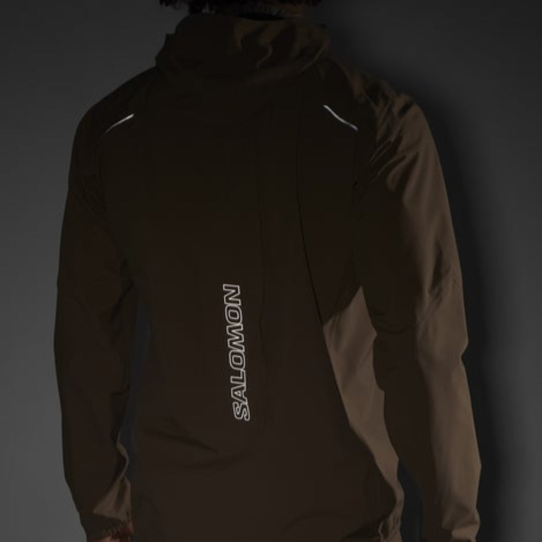 Salomon Men's Bonatti Waterproof Trail Running Jacket - Lightweight & Breathable for Hiking, Camping & Outdoor Adventures