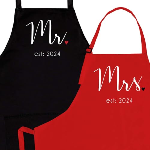 Mr. & Mrs. Est: 2024 - Red