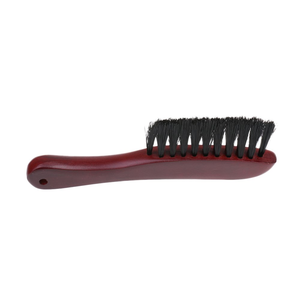 Premium Wood Handle Horse Hair Rail Brush - Snooker & Pool Table Cleaner Tool for Professional Billiards & Home Game Rooms