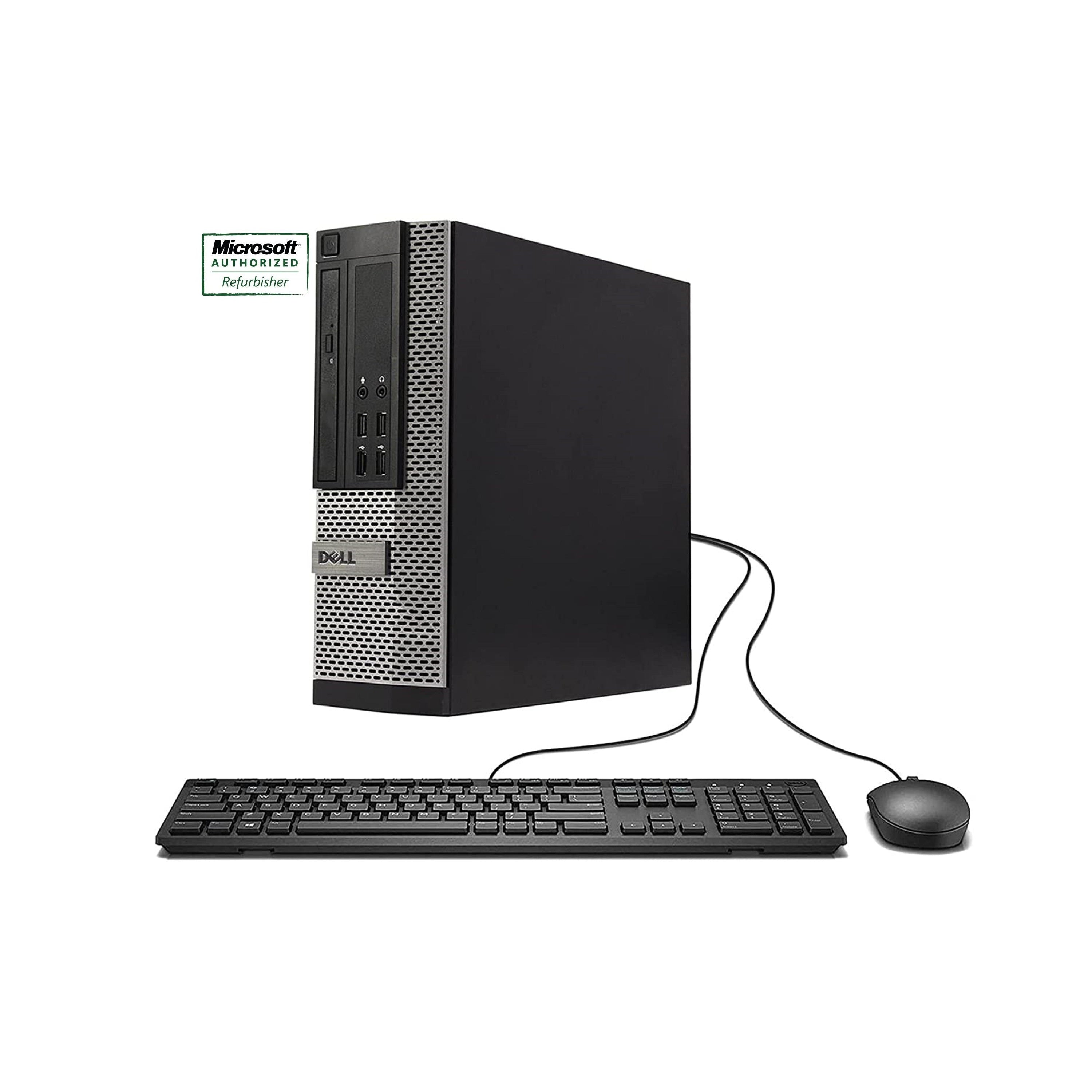 Refurbished Dell OptiPlex 9020 SFF Desktop Computer - Intel Core i7-4770 3.4GHz, 16GB RAM, 1TB HDD + 256GB SSD, Windows 10 Pro - Perfect for Home Office, Business & Gaming