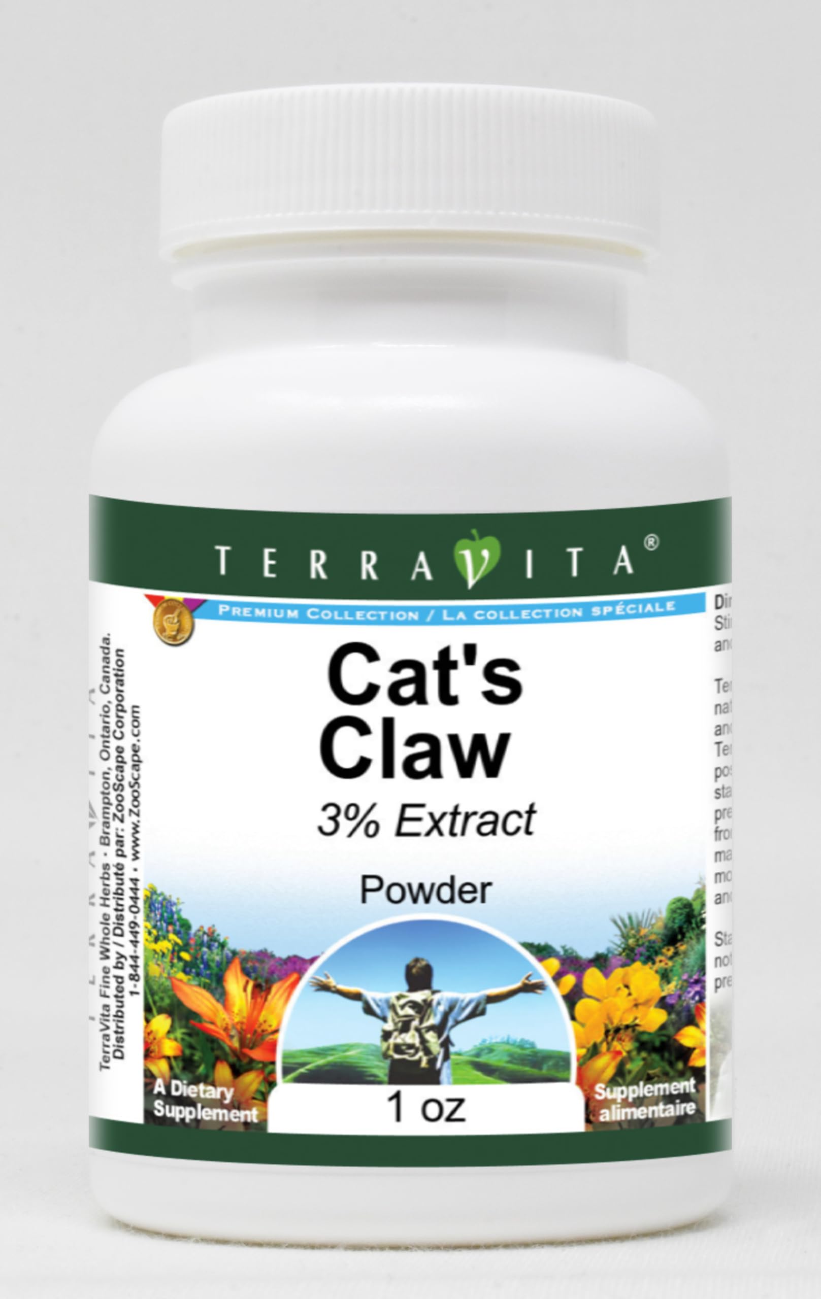 Premium Cat's Claw 3% Powder (1 oz) - Organic Peruvian Uncaria Tomentosa Supplement for Immune Support & Inflammation Relief - Perfect for Smoothies, Teas & Wellness Routines