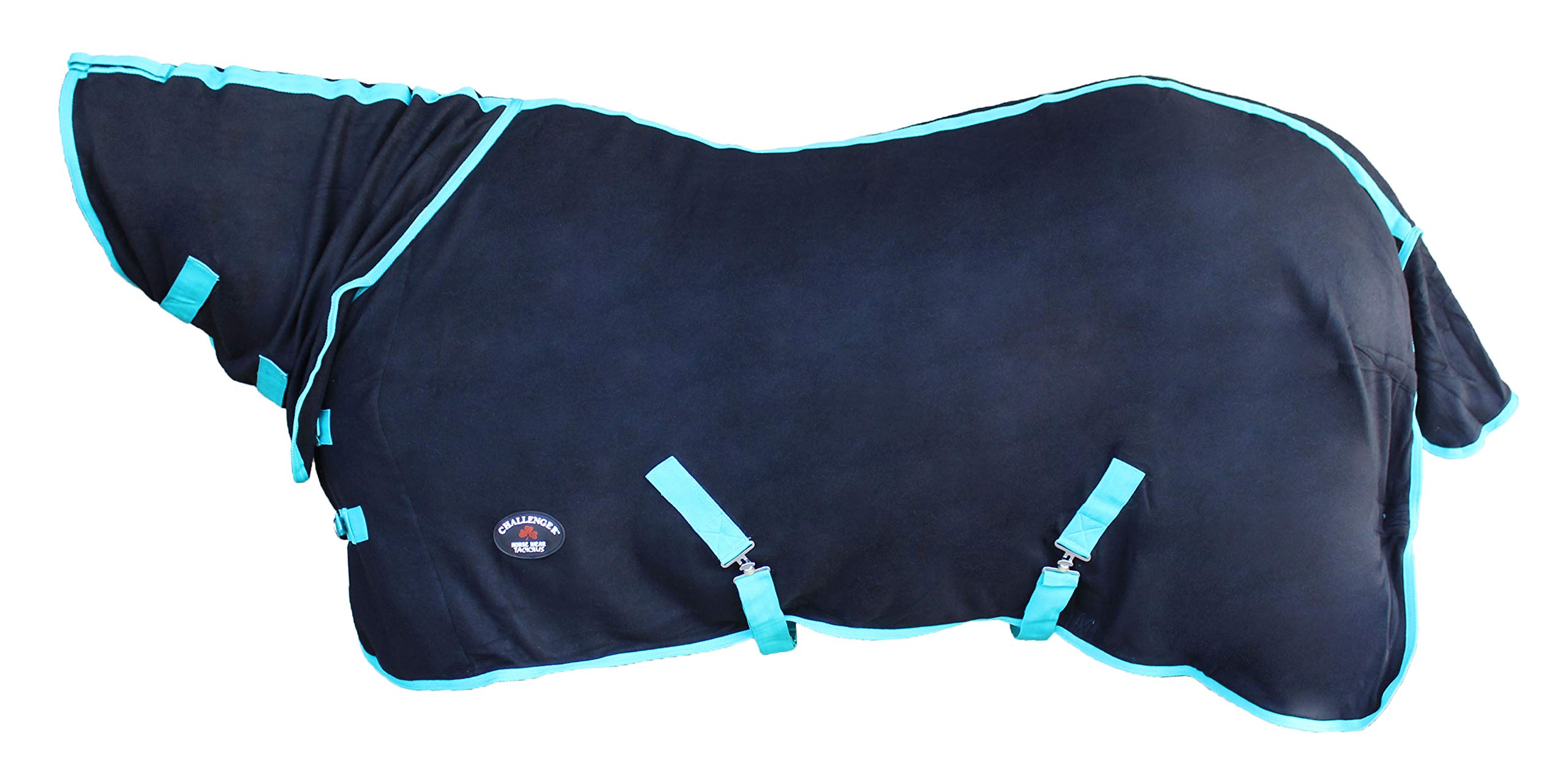 CHALLENGER Horse Cooler Blanket - Polar Fleece Exercise Sheet for Moisture Wicking & Breathability | Ideal for Post-Workout Cooling & Stable Use - Model 4384