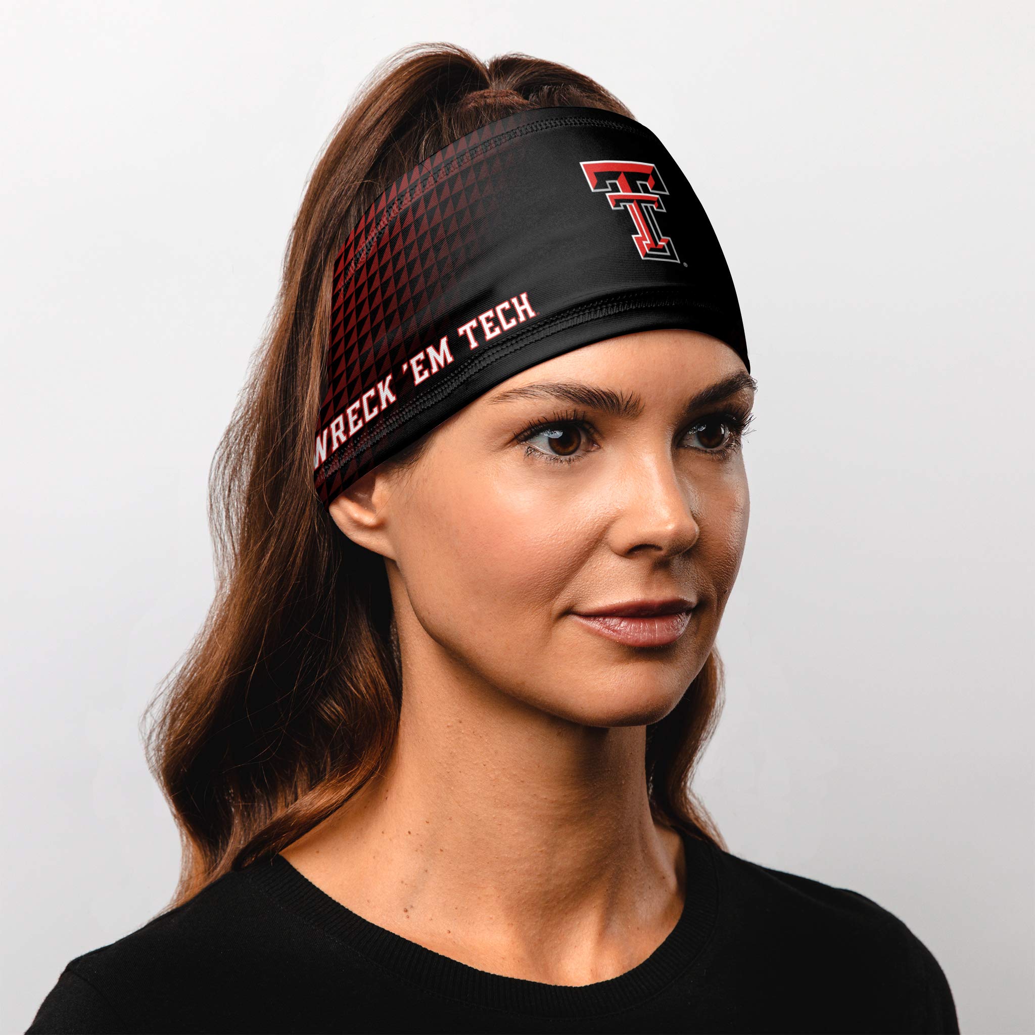 Texas Tech Red Raiders Sweatbands & Headbands Set - Moisture Wicking Sports Headwear for Basketball, Running, Workouts & Fan Gear