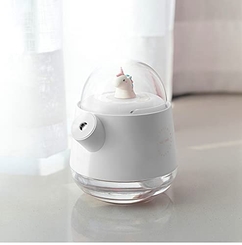 USB Essential Oil Diffuser with LED Night Light - Cute Humidifier for Aromatherapy, Quiet Ultrasonic Mist Sprayer, Perfect for Bedroom, Office & Yoga Studio (Green)