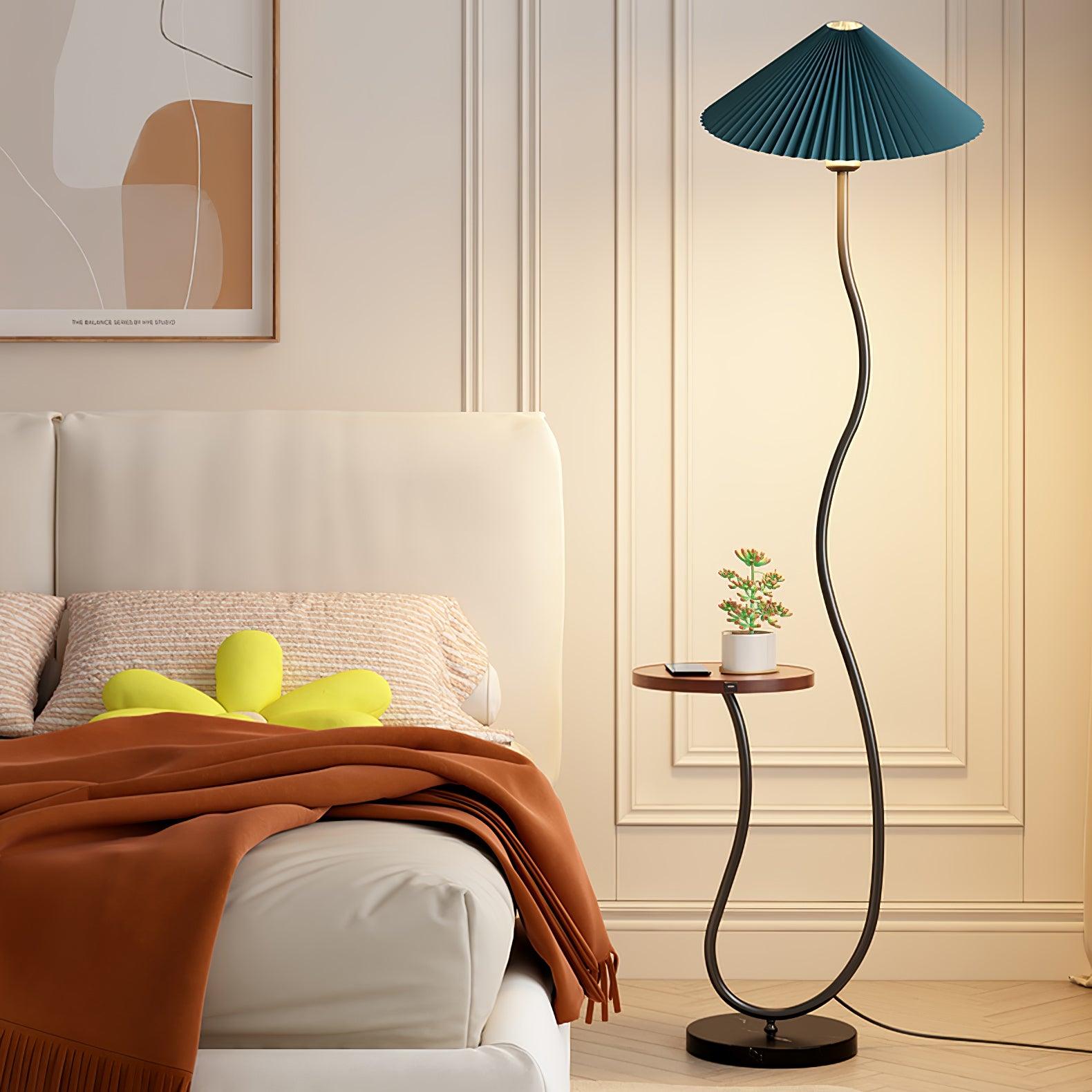 Modern Curvatura Floor Lamp - Adjustable LED Standing Light for Living Room, Bedroom & Office - Elegant Home Decor Lighting for Reading & Relaxation