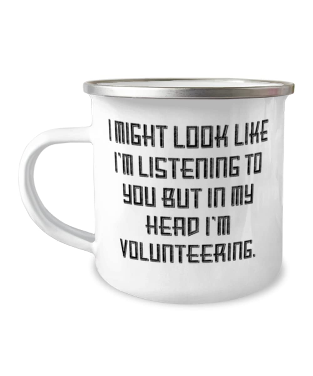 Premium 12oz Camping Mug - Thoughtful Volunteer Appreciation Gift for Men & Women - Ideal for Outdoor Adventures, Office Use & Charity Events
