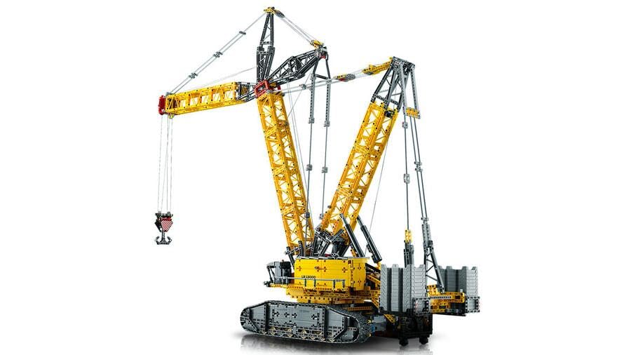 LEGO Technic Liebherr LR 13000 Crawler Crane - Remote Control Construction Vehicle with Control+ App, Winch System & Movable Boom - Ultimate Building Kit for Adults (42146) - Perfect for Engineering Enthusiasts & Collectors