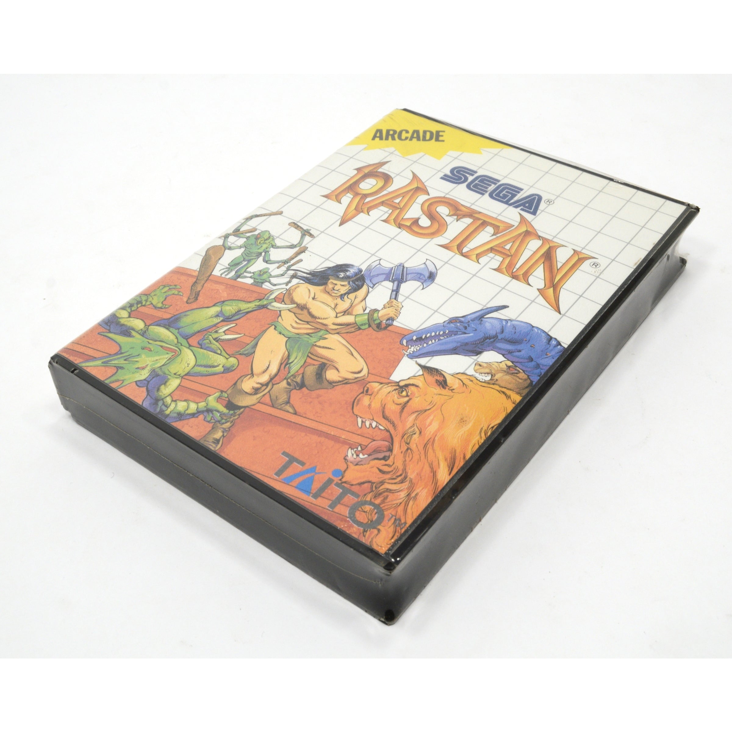 Vintage SEGA MASTER SYSTEM RASTAN SMS Arcade Video Game - 1988 Factory Sealed Collectible | Retro Gaming, Gift for Gamers, Home Entertainment