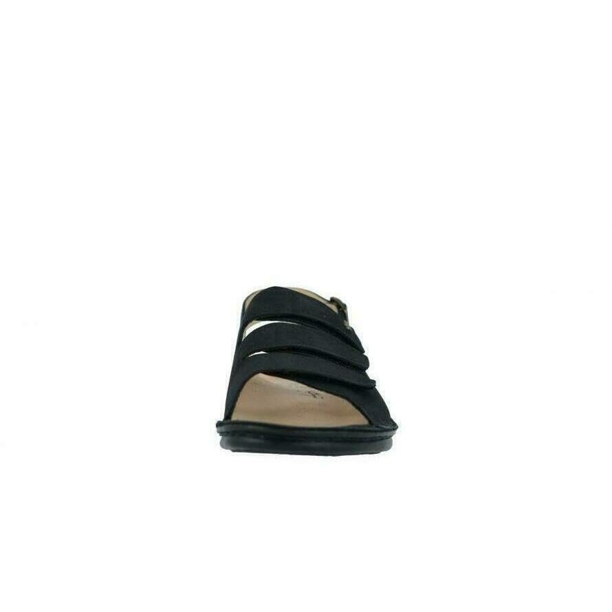 FinnComfort Finn Comfort Black Sandals for Women - Size 39 (US 10) | Premium Comfort Footwear for Walking, Travel & Everyday Wear