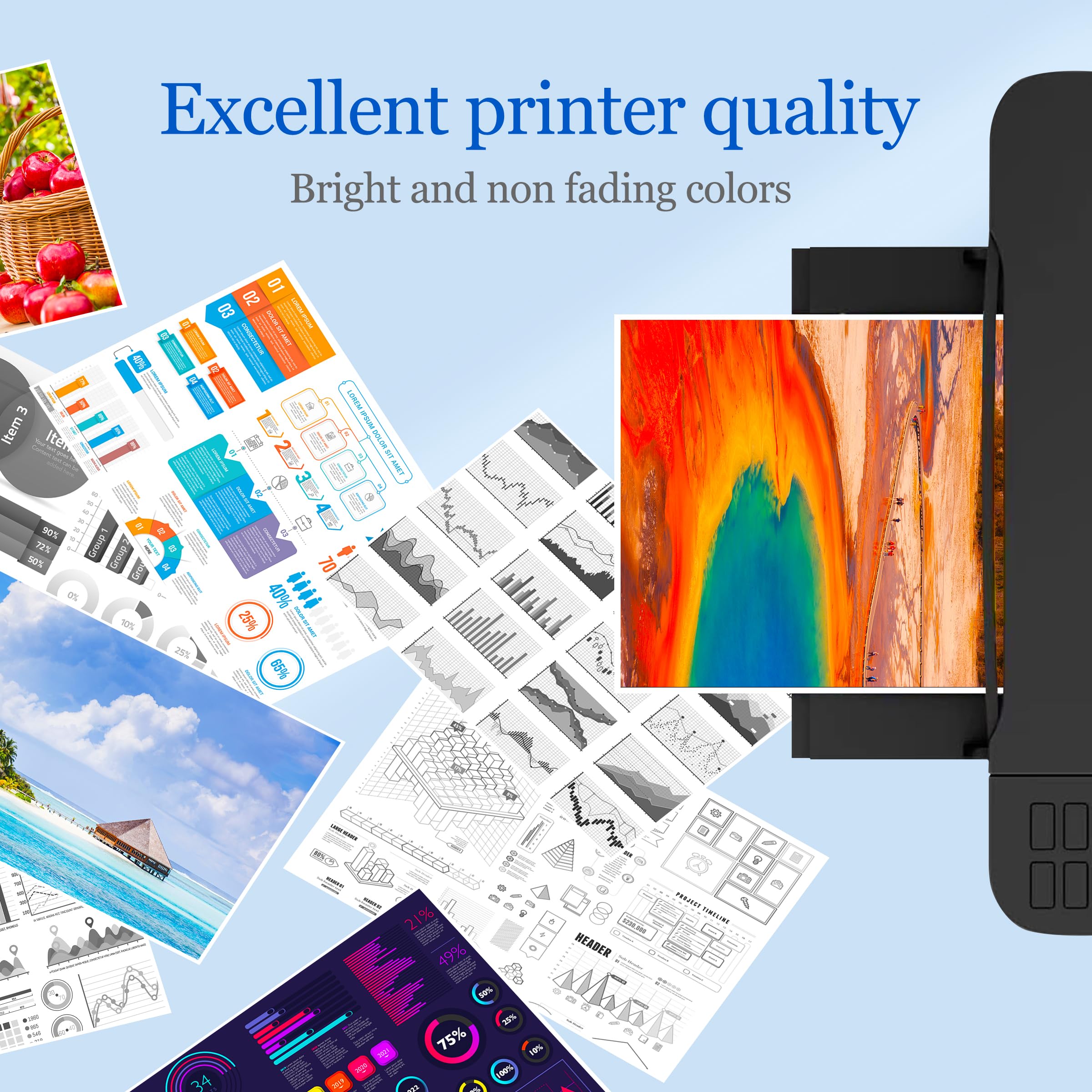 Brother TN336 Toner Cartridge (5-Pack) - Compatible for HL-L8350CDW, MFC-L8600CDW Printers - Home & Office Use