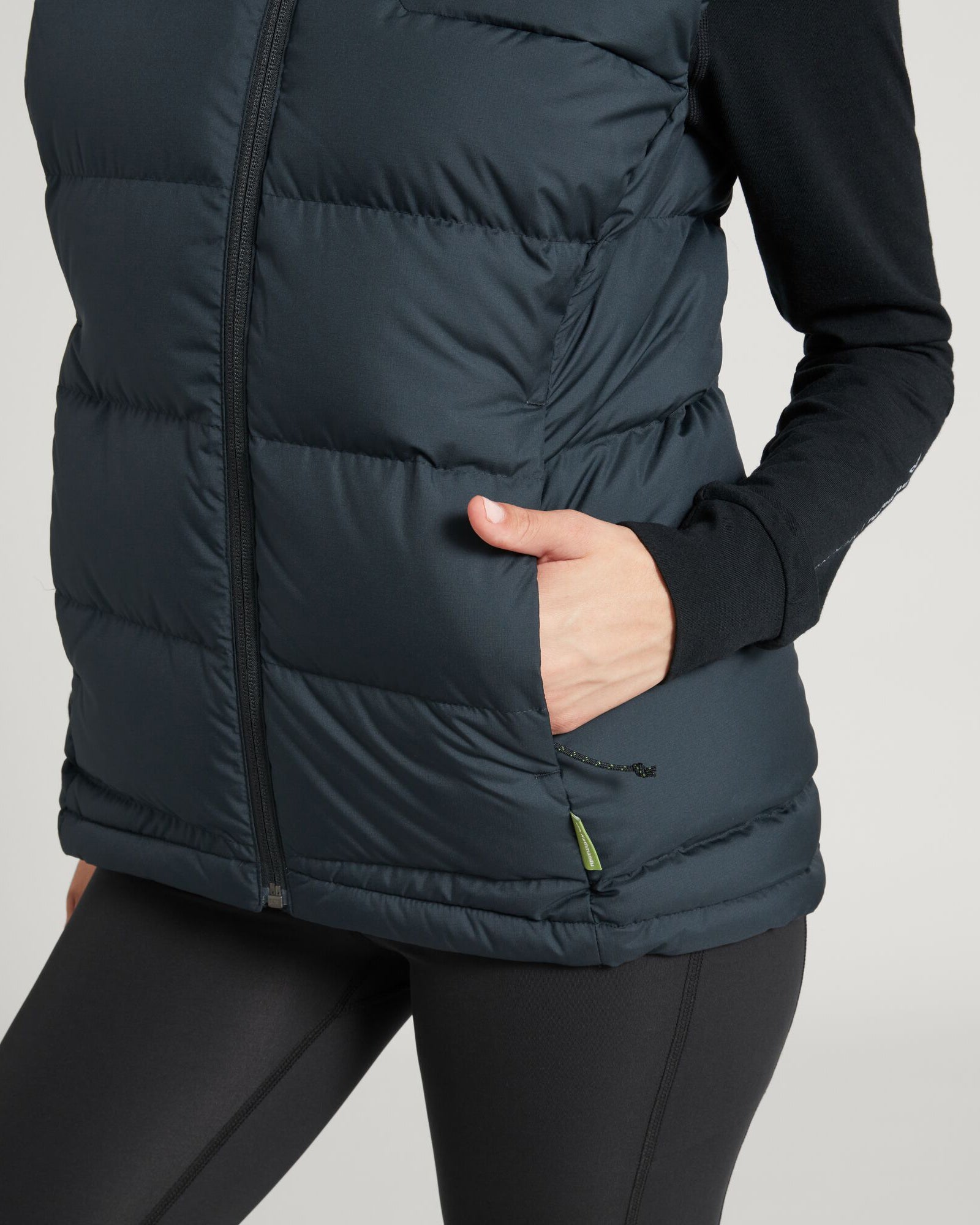 Women's Epiq Down Vest - Lightweight Warm Winter Puffer Jacket for Outdoor Activities | Black