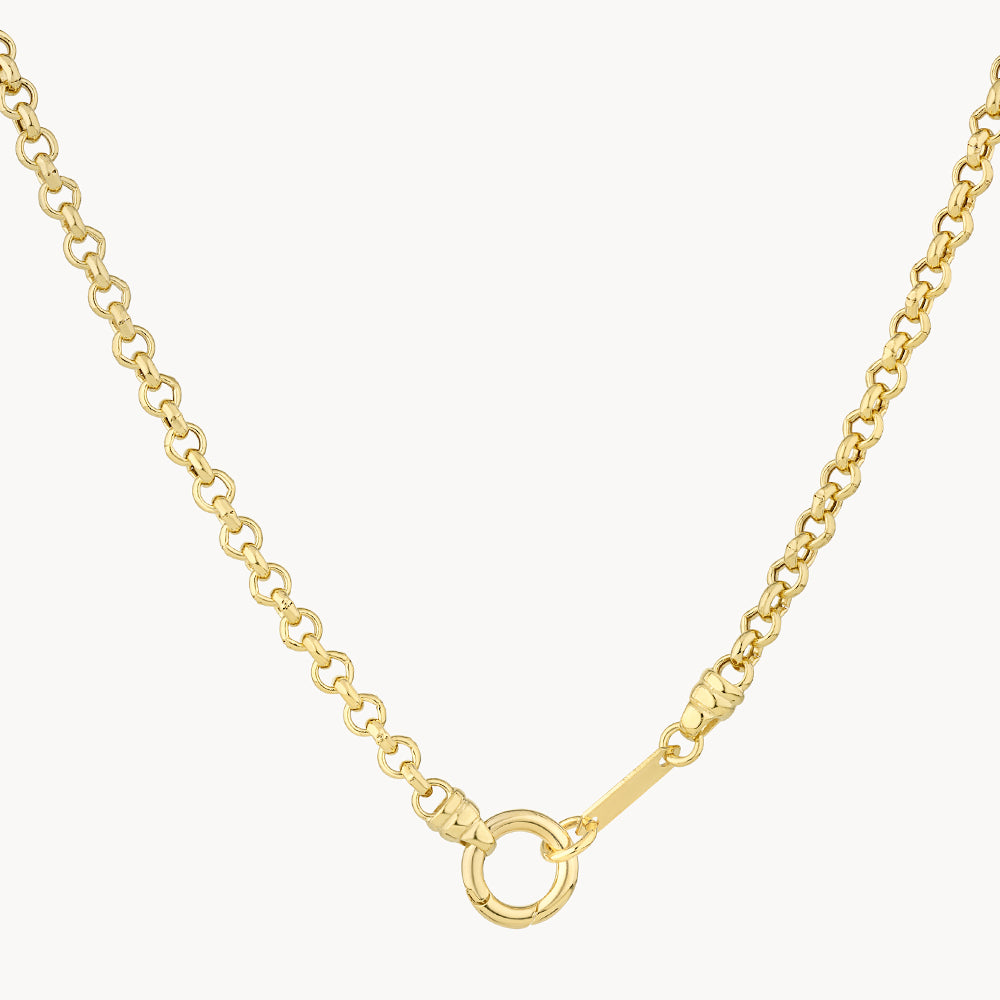 Elegant Gold Belcher Chain Necklace for Women - Perfect for Everyday Wear, Layering & Special Occasions