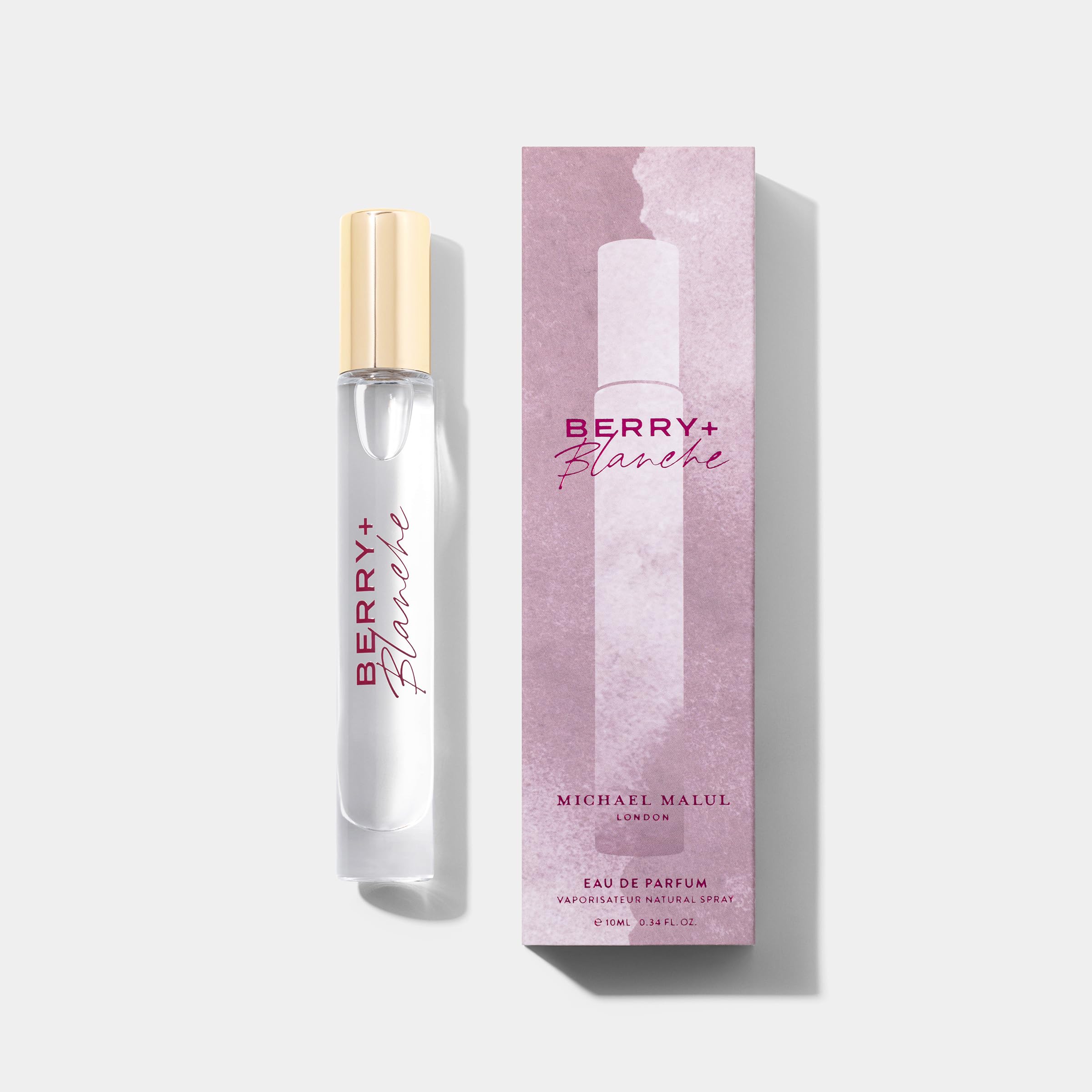 Michael Malul Berry+Blanche 10ml Travel Size Perfume - Miniature Fragrance for Women, Perfect for Purse, Gym Bag & On-the-Go Use