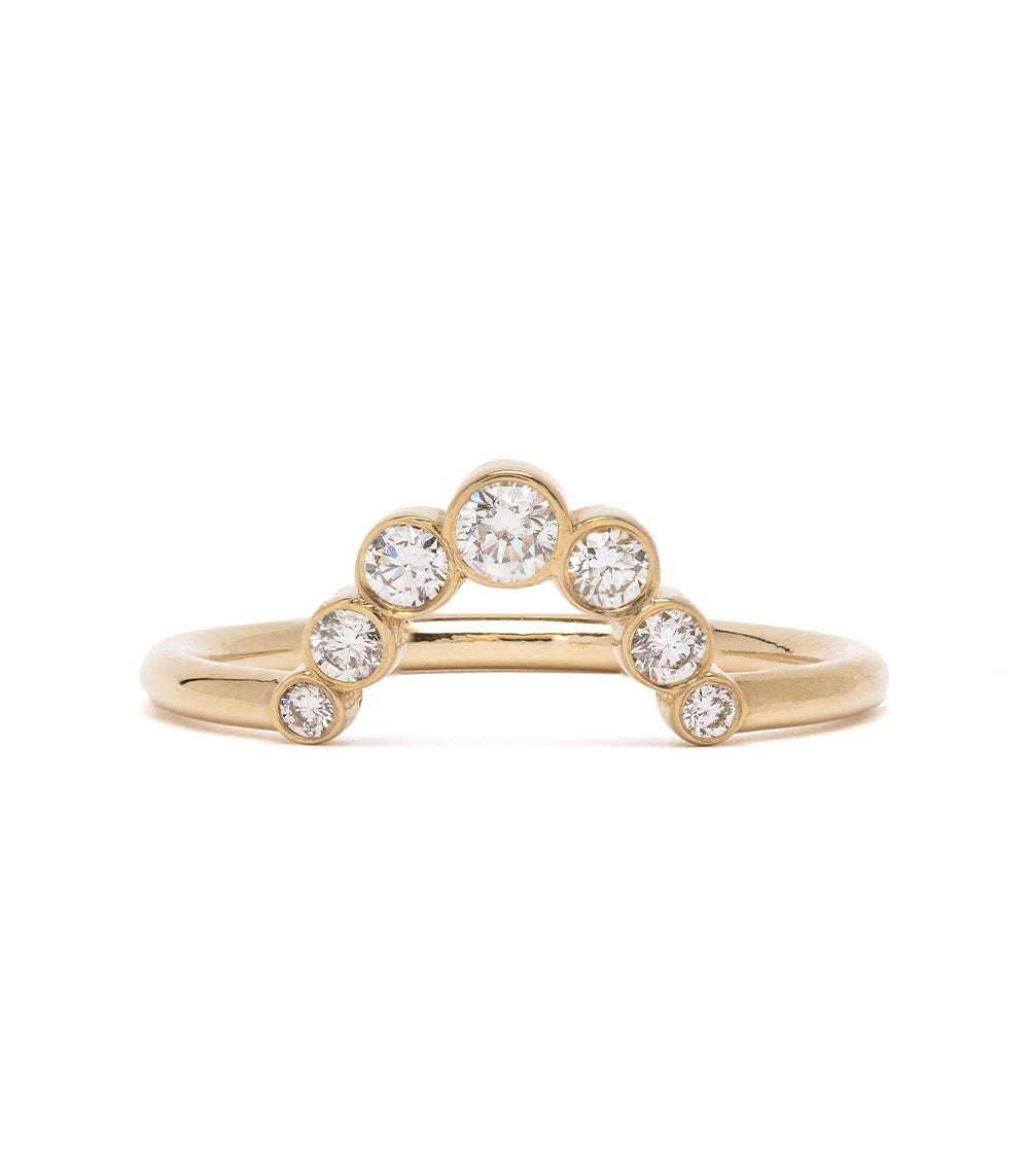 Bezels Sunrise Nesting Band Stackable Rings Set - Elegant Gold & Silver Layered Rings for Women | Perfect for Everyday Wear, Stacking, and Special Occasions
