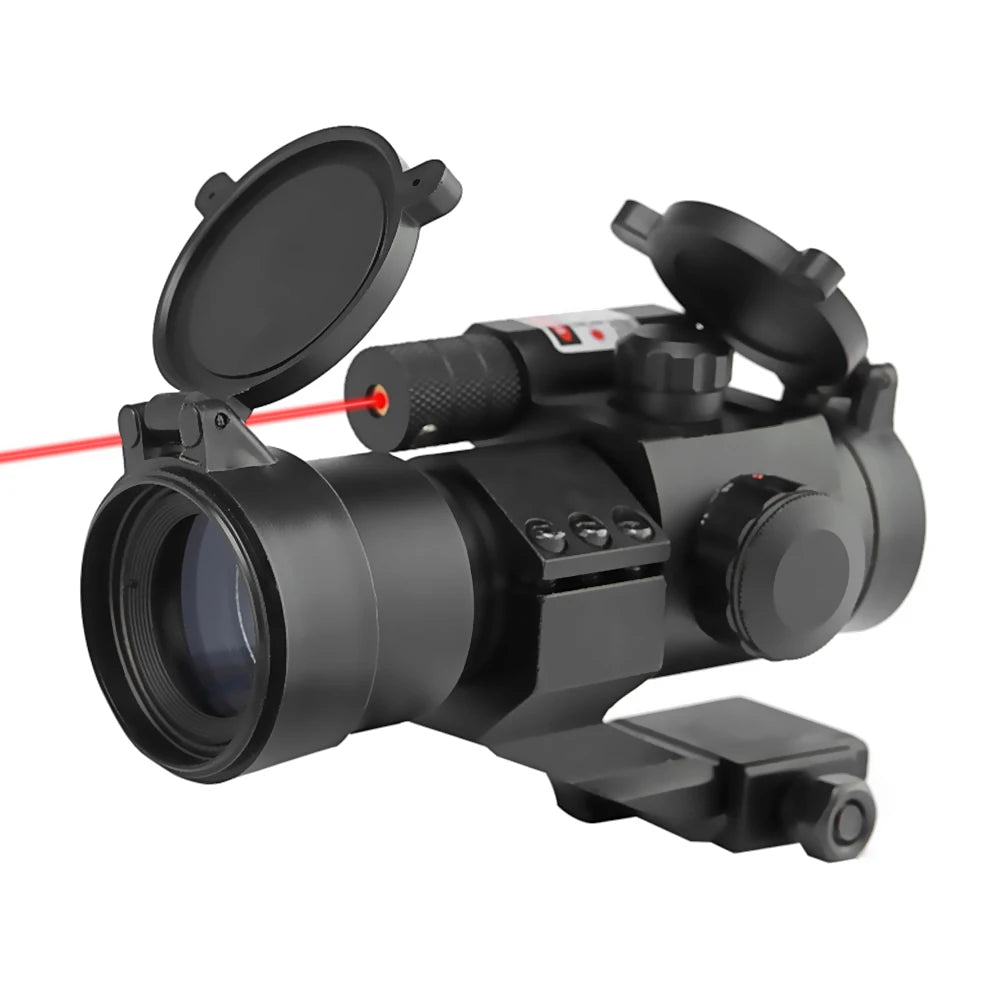1x30mm Tactical Red Dot Sight Scope with 11/20mm Picatinny Rail Mount - Perfect for Hunting, Shooting & Airsoft | Durable Optical Sight for Outdoor Adventures & Tactical Gear