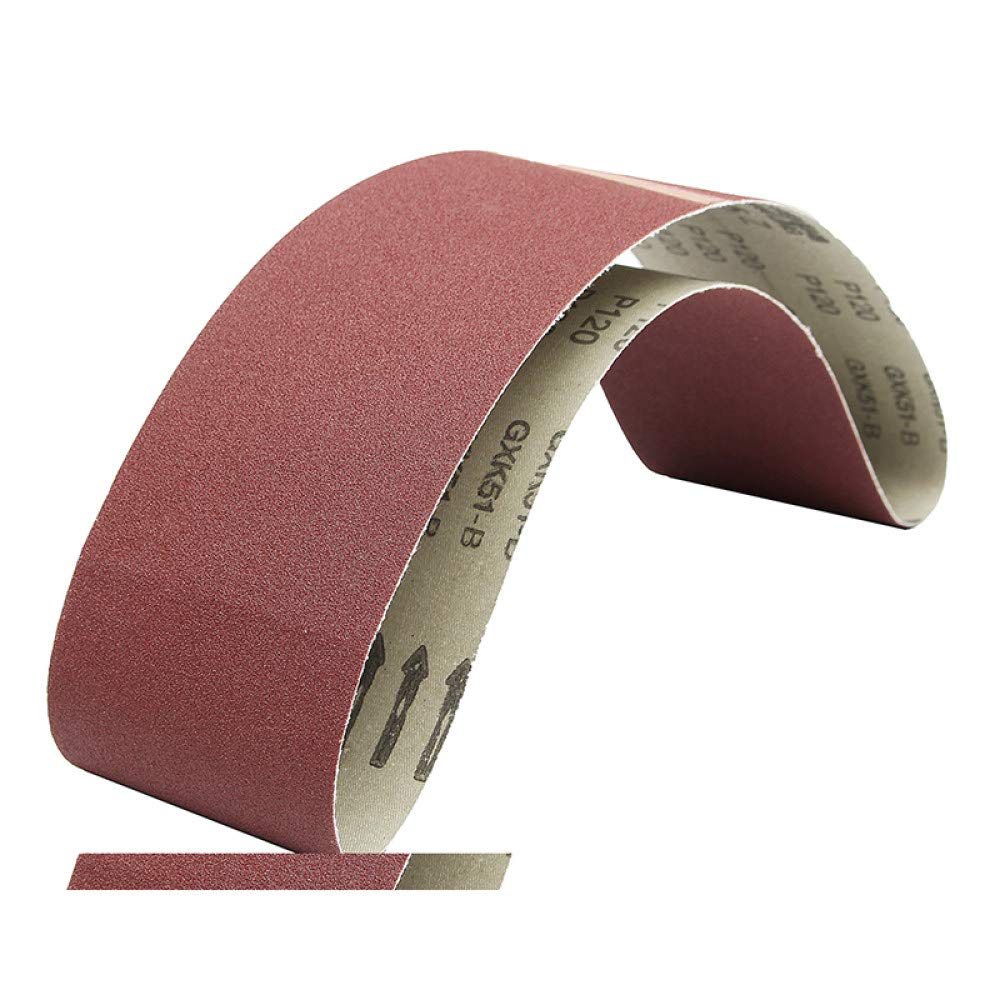 6Pcs/Set 915x100mm Sanding Belts 80-400 Grits - Sandpaper Abrasive Bands for Sander, Grinding & Polishing Tools - Woodworking, Metalworking & DIY Projects