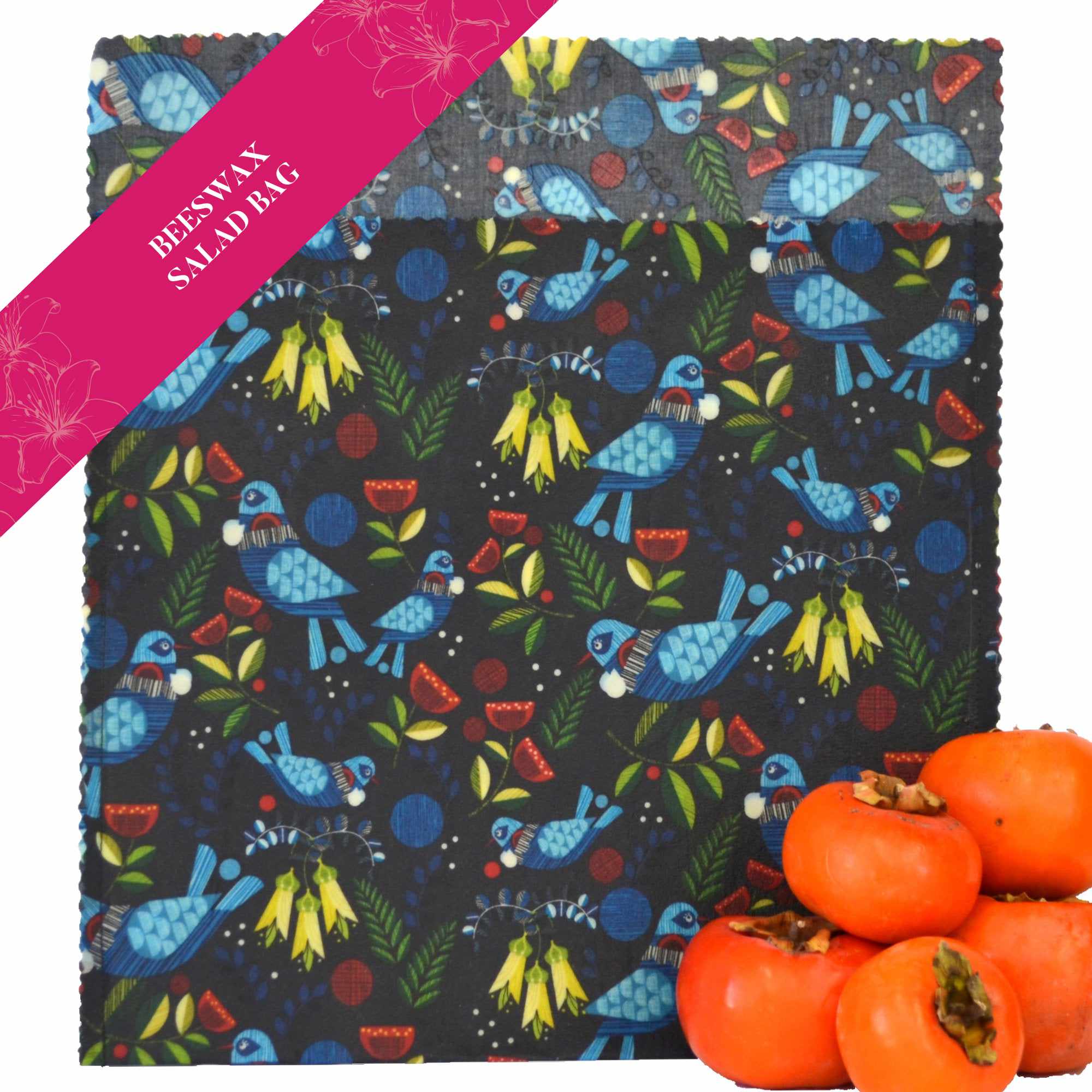 Organic Beeswax Food Wraps - Eco-Friendly Reusable Food Storage for Sandwiches, Cheese & Produce | Sustainable Kitchen Essentials for Zero Waste Living