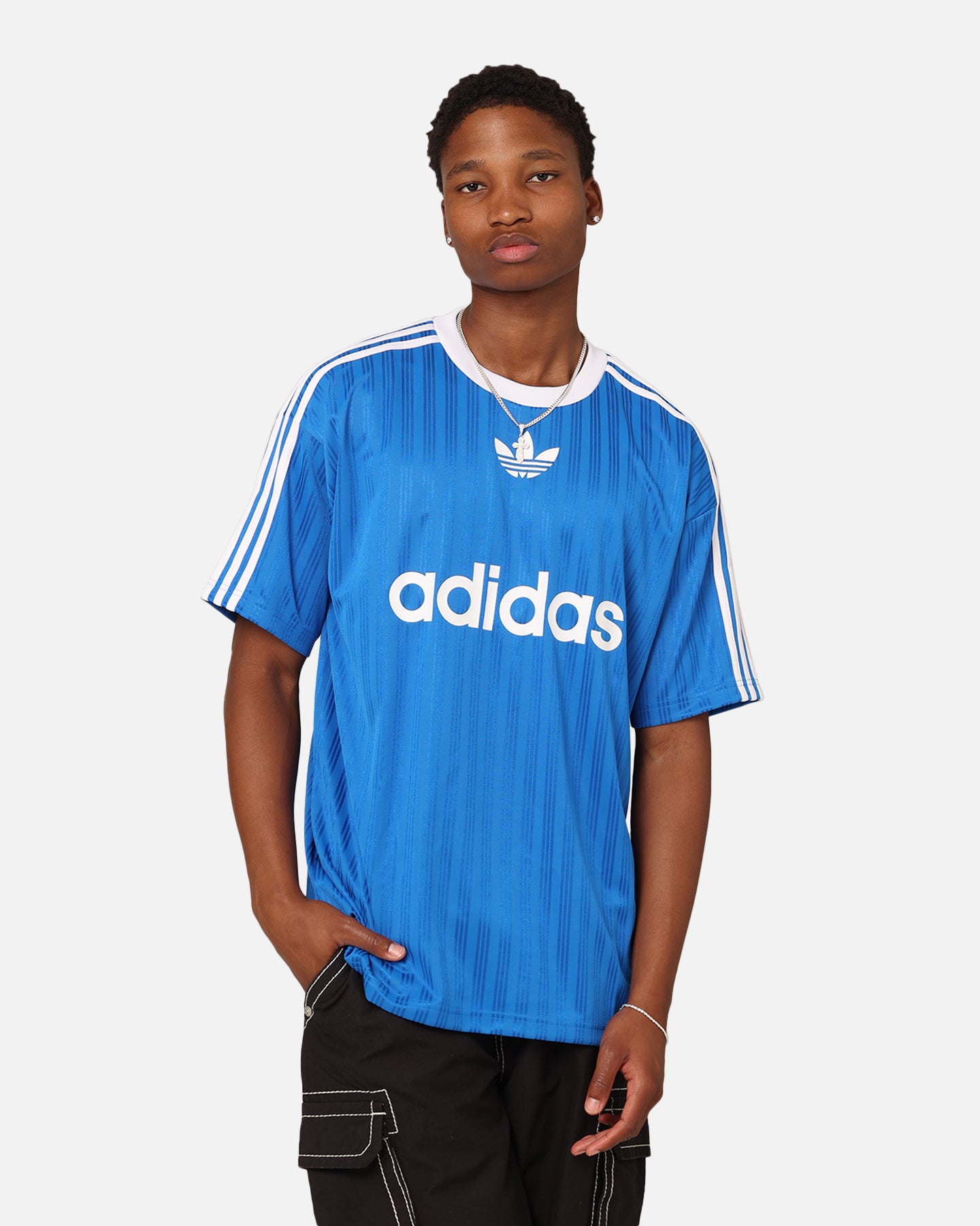 Adidas Adicolor T-Shirt for Men - Better Bluebird Casual Tee for Everyday Wear, Gym & Street Style