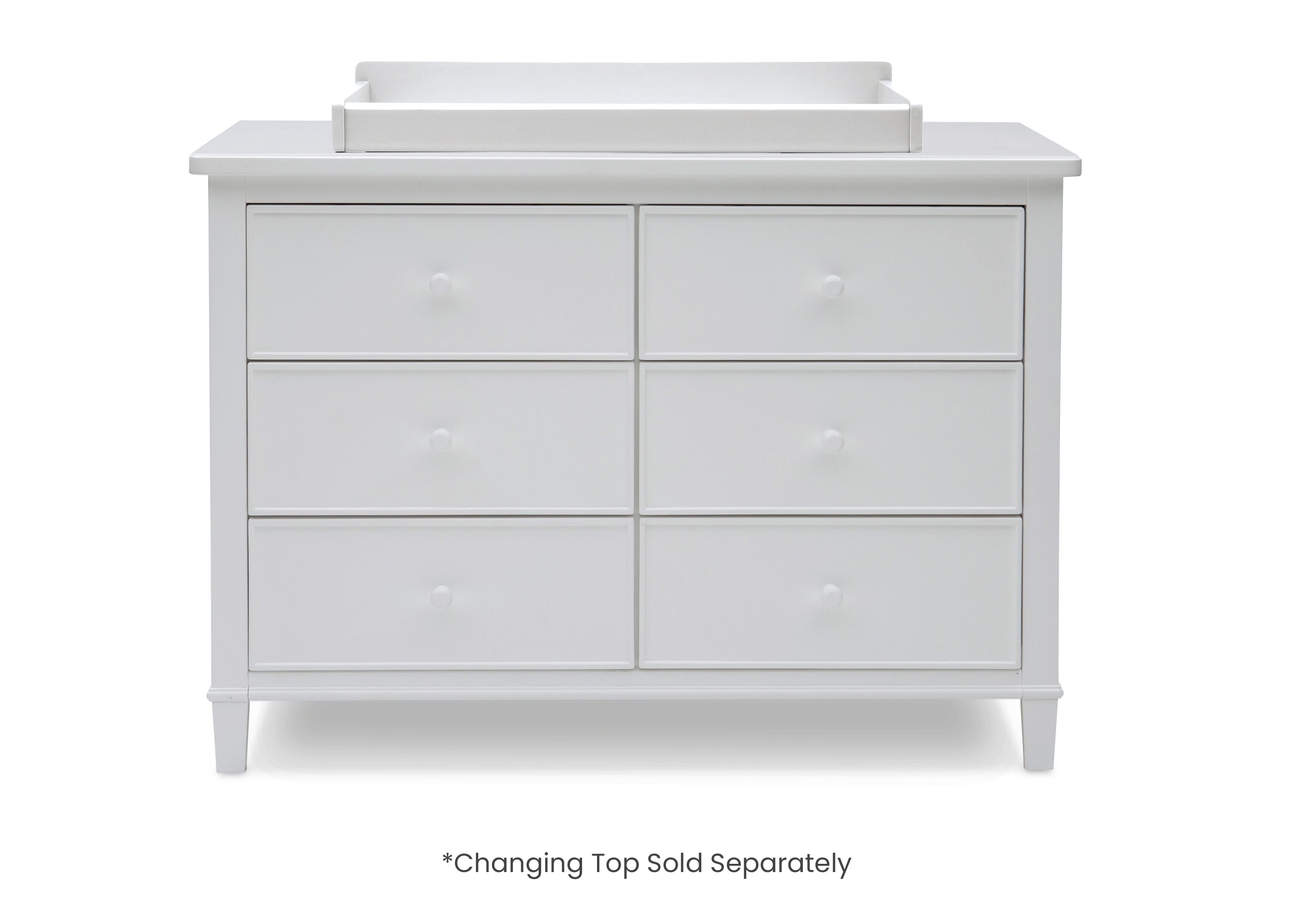 Haven 6 Drawer Dresser - Modern Wooden Chest of Drawers for Bedroom Storage | Organize Clothes, Linens & Accessories in Style