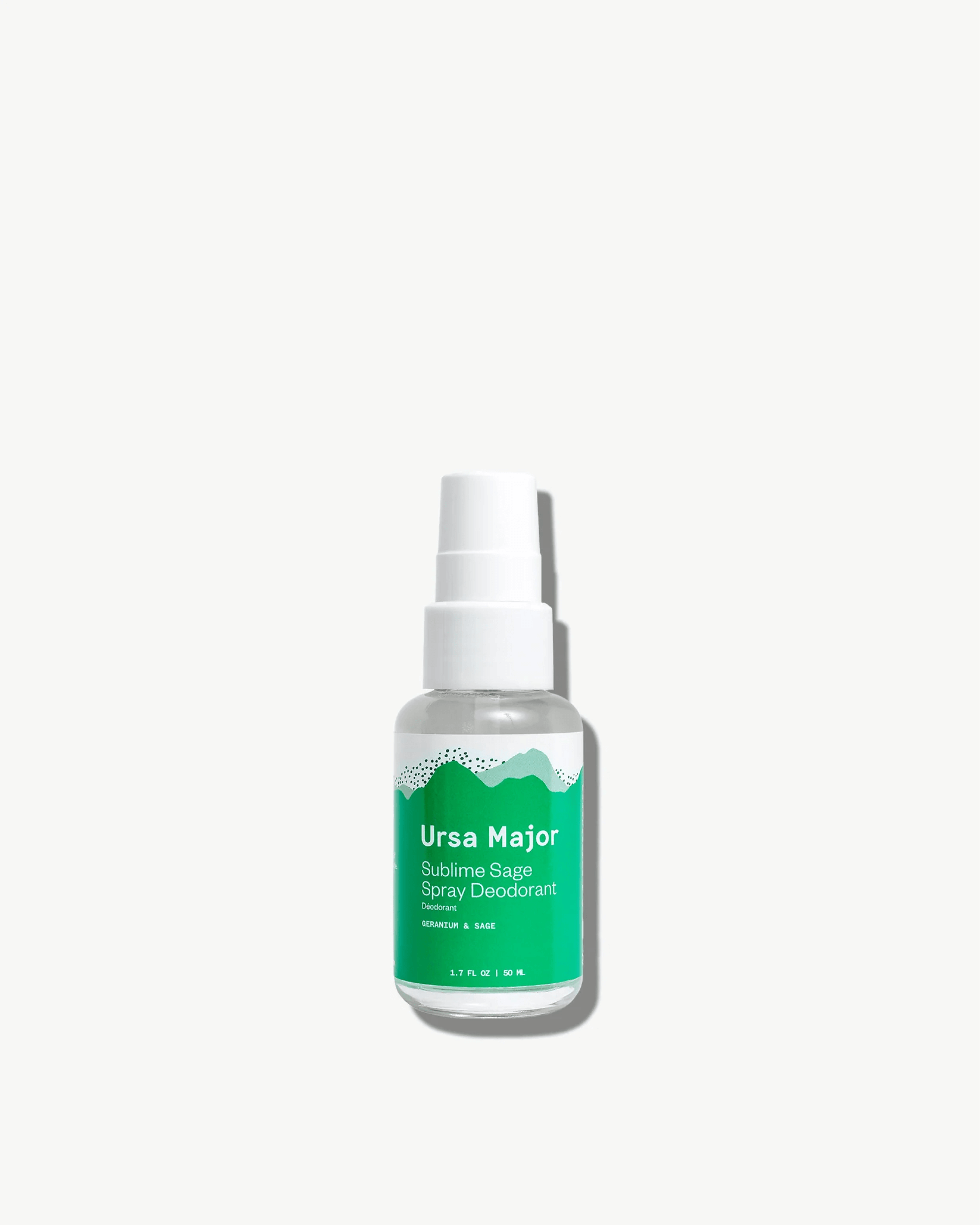 Natural Sublime Sage Spray Deodorant for Women & Men - Organic & Aluminum-Free Body Odor Protection - Perfect for Gym, Travel & Daily Freshness