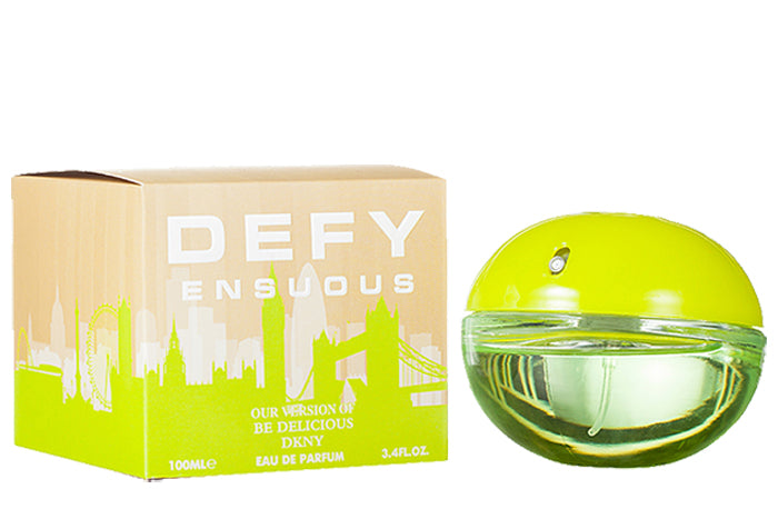 Defy Ensuous Eau de Parfum 100ml - Luxury Long Lasting Floral Fragrance for Women - Perfect for Date Night & Special Occasions