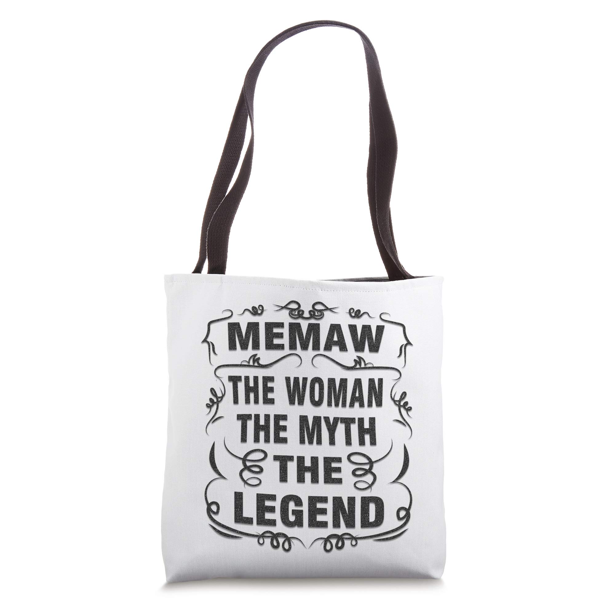 Memaw The Woman The Myth The Legend Tote Bag - Stylish Canvas Tote for Women, Perfect Gift for Mom, Grandma & Best Friends - Great for Shopping, Beach Trips & Daily Use