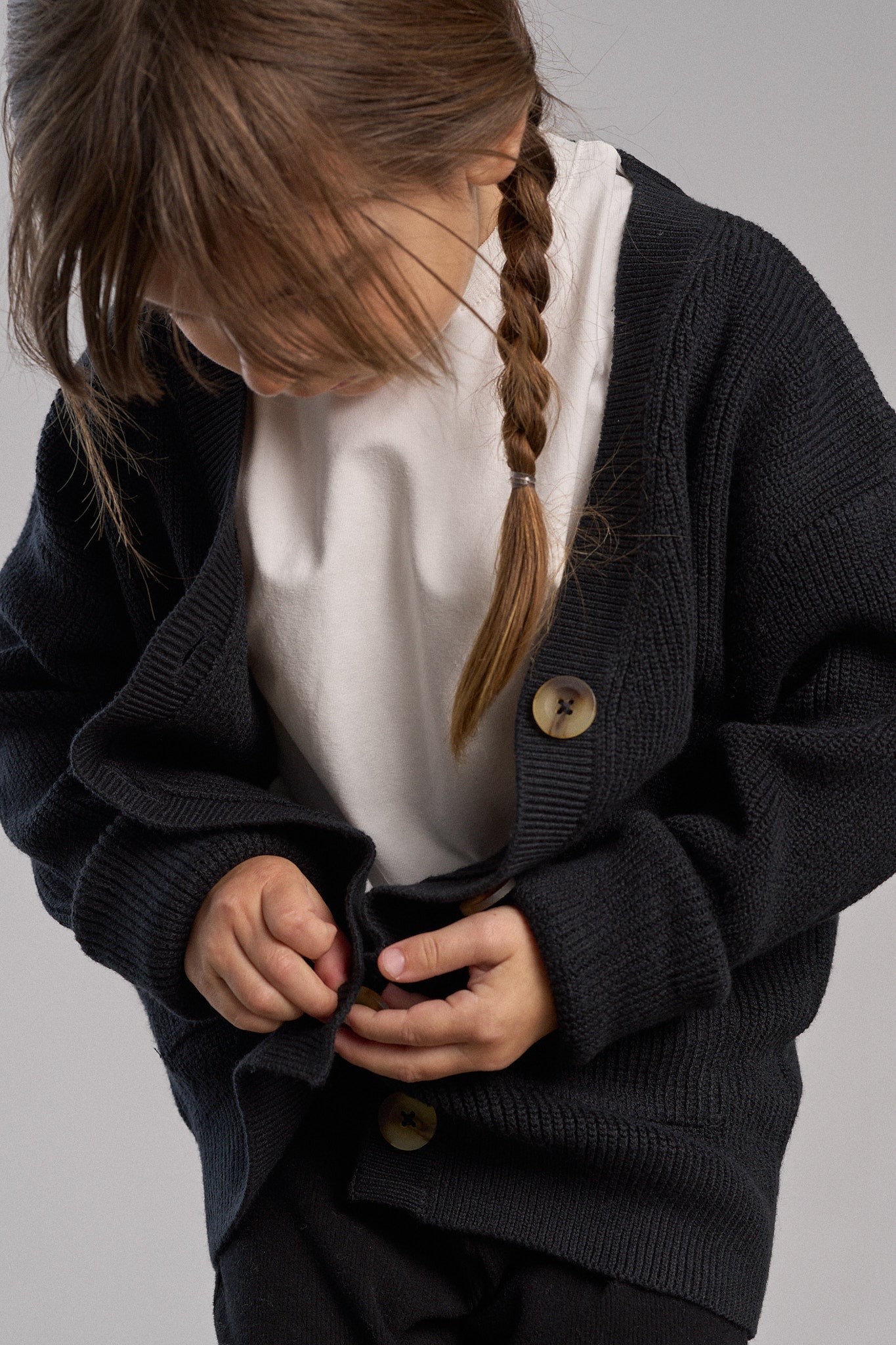Soft Black Knit Cardigan for Women - Cozy Lightweight Sweater for Fall & Winter | Perfect for Layering, Office Wear & Casual Outfits