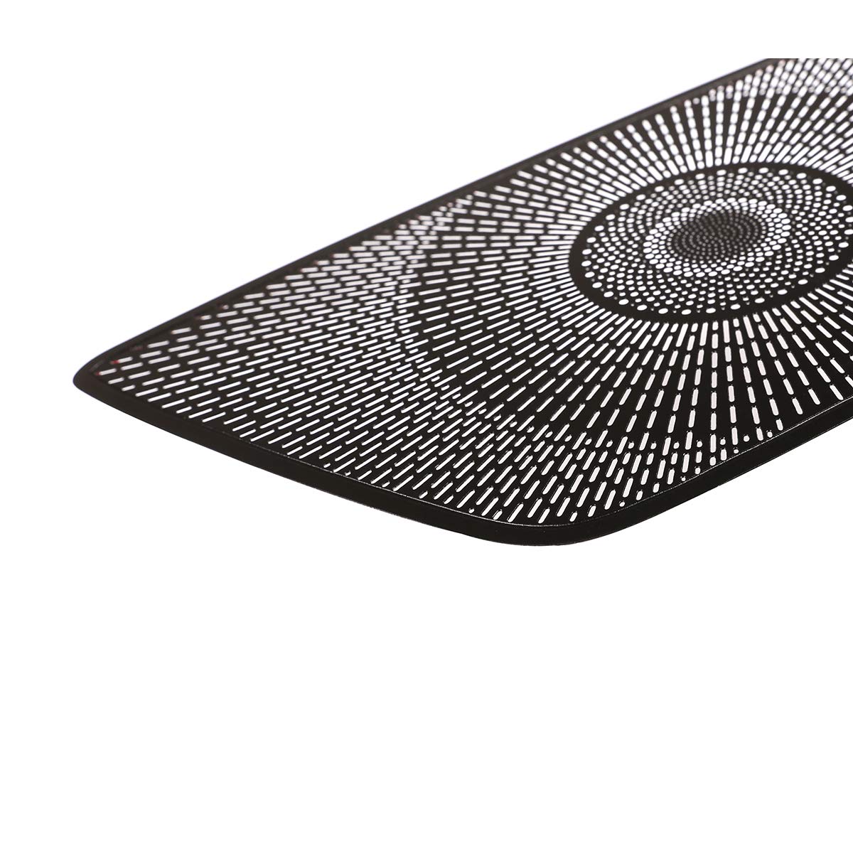 Premium Aluminum Alloy Black Car Dashboard Speaker Cover Trim for BMW X5 G05 (2019-2023) - Auto Interior Accessories for Enhanced Sound & Luxury Style - Perfect for Car Upgrades & Customization